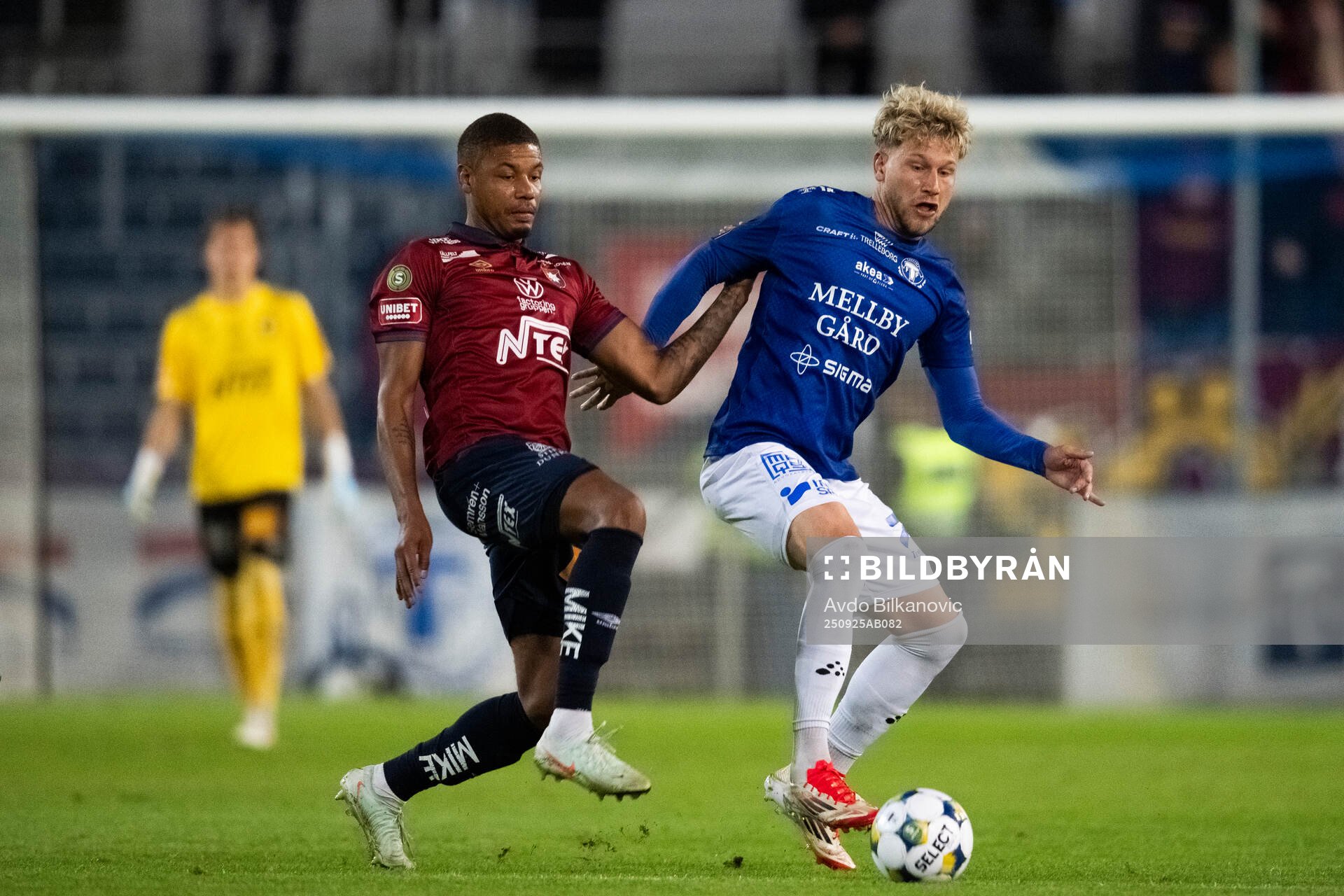 Trelleborgs Zean Peetz Dalugge och Örgrytes Mikael Dyrestam