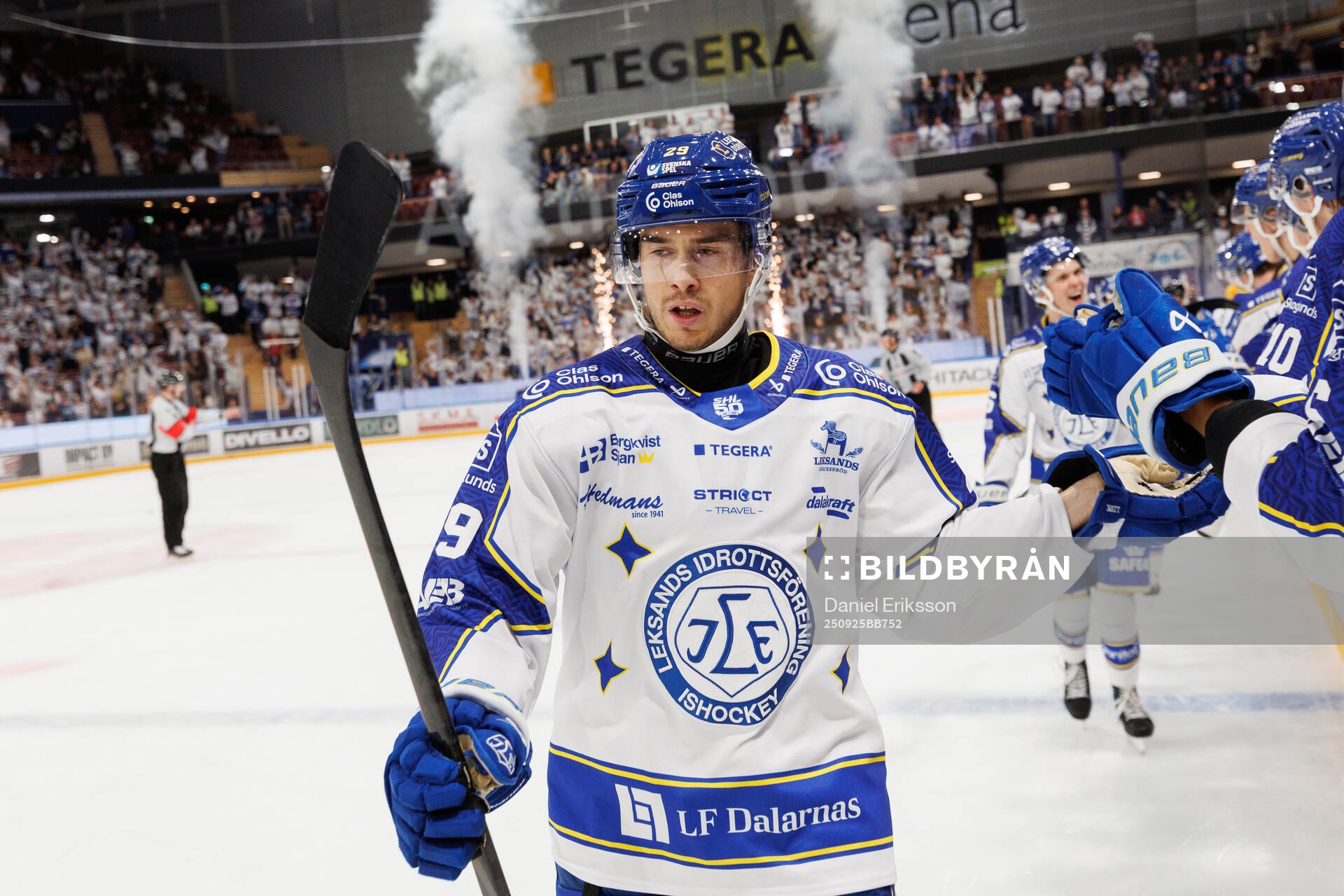 Leksands Michael Lindqvist jublar