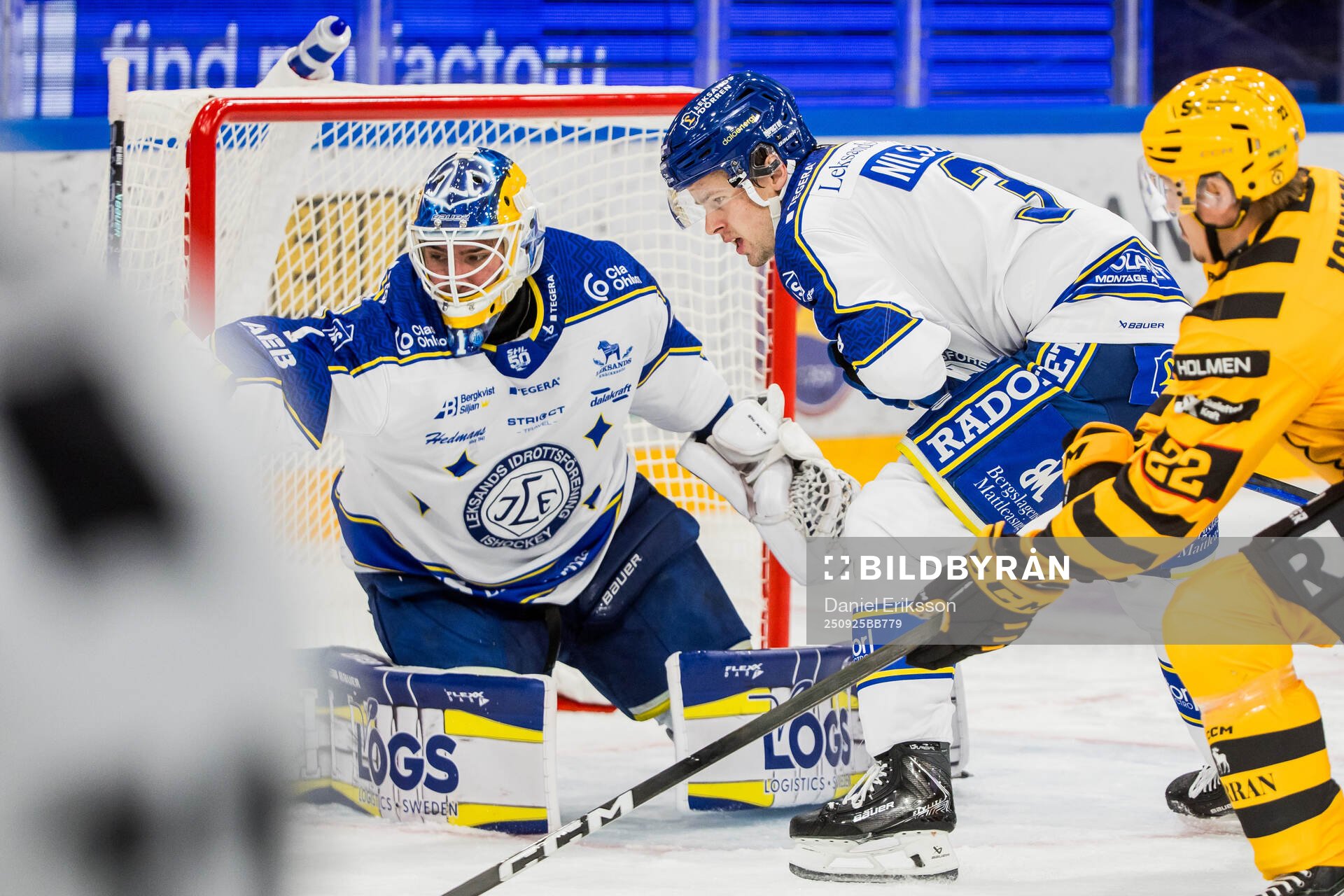 Leksands Marcus Gidlöf och Fred Nilsson och Skellefteås