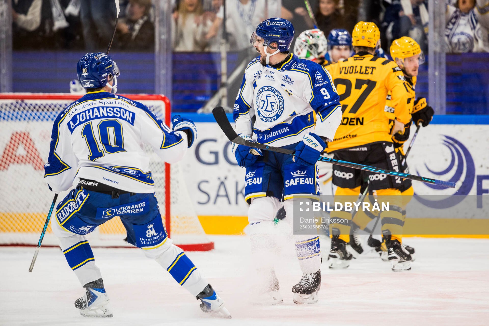 Leksands Gabriel Fortier jublar