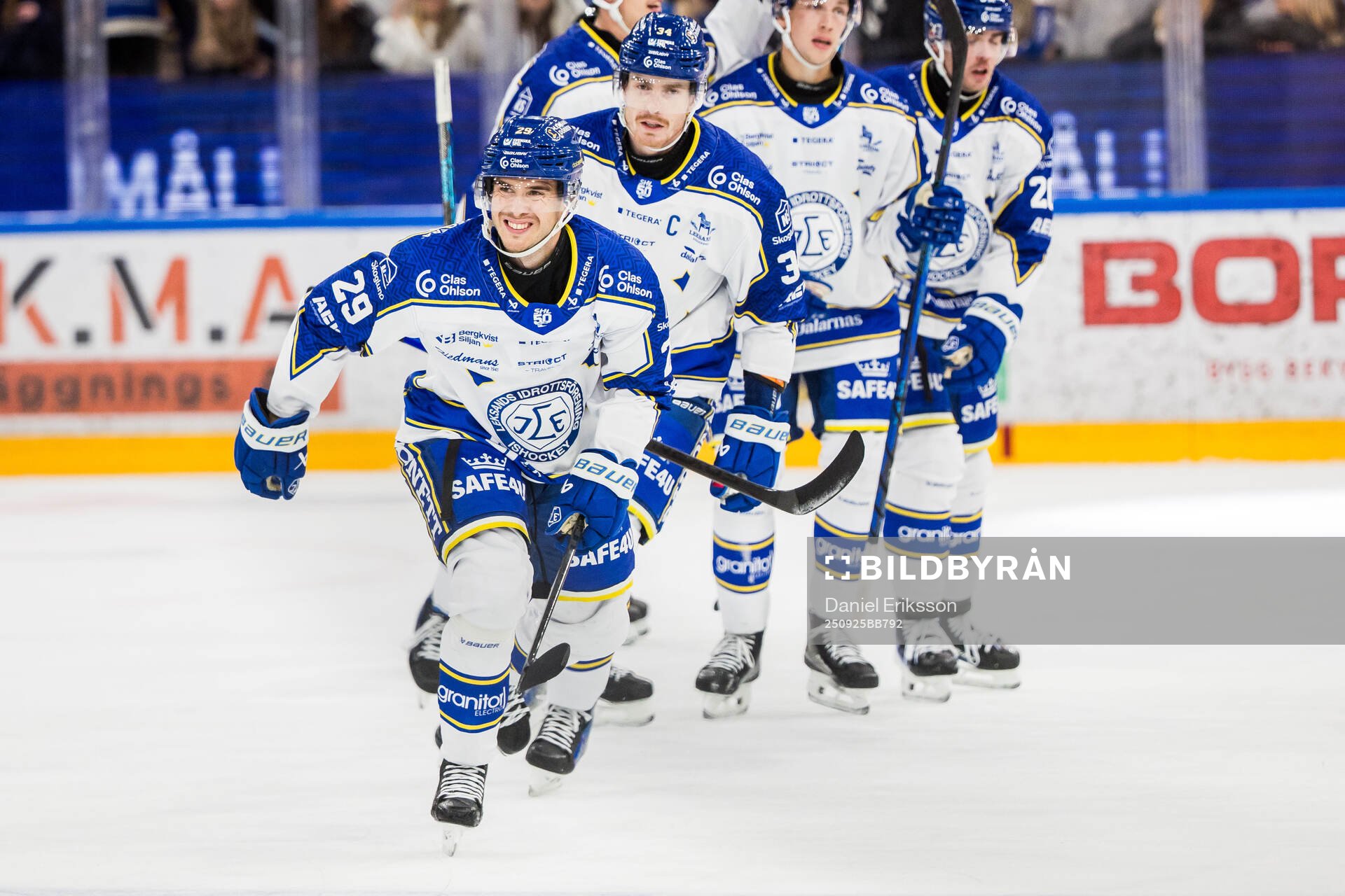 Leksands Michael Lindqvist jublar