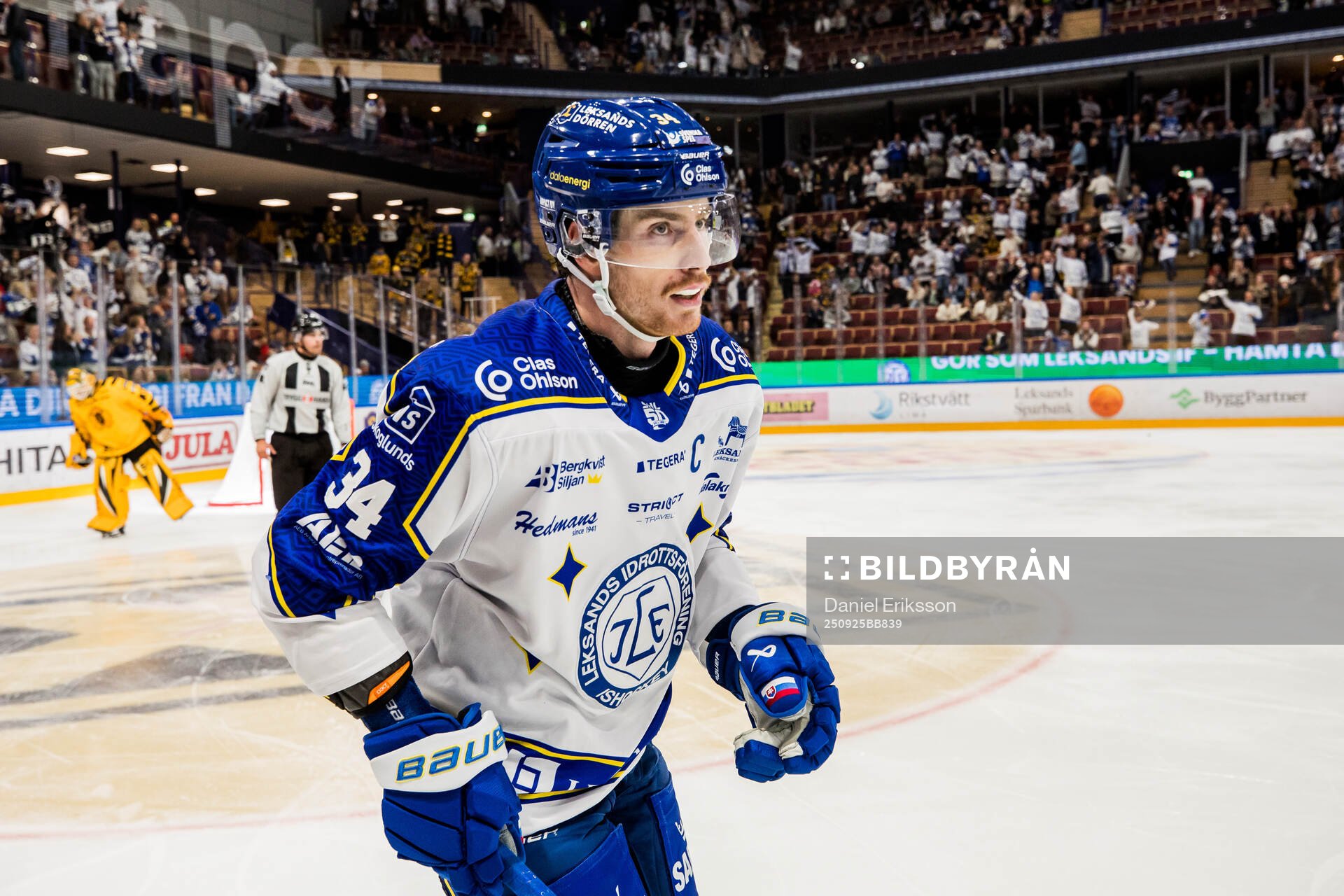 Leksands Peter Cehlarik jublar