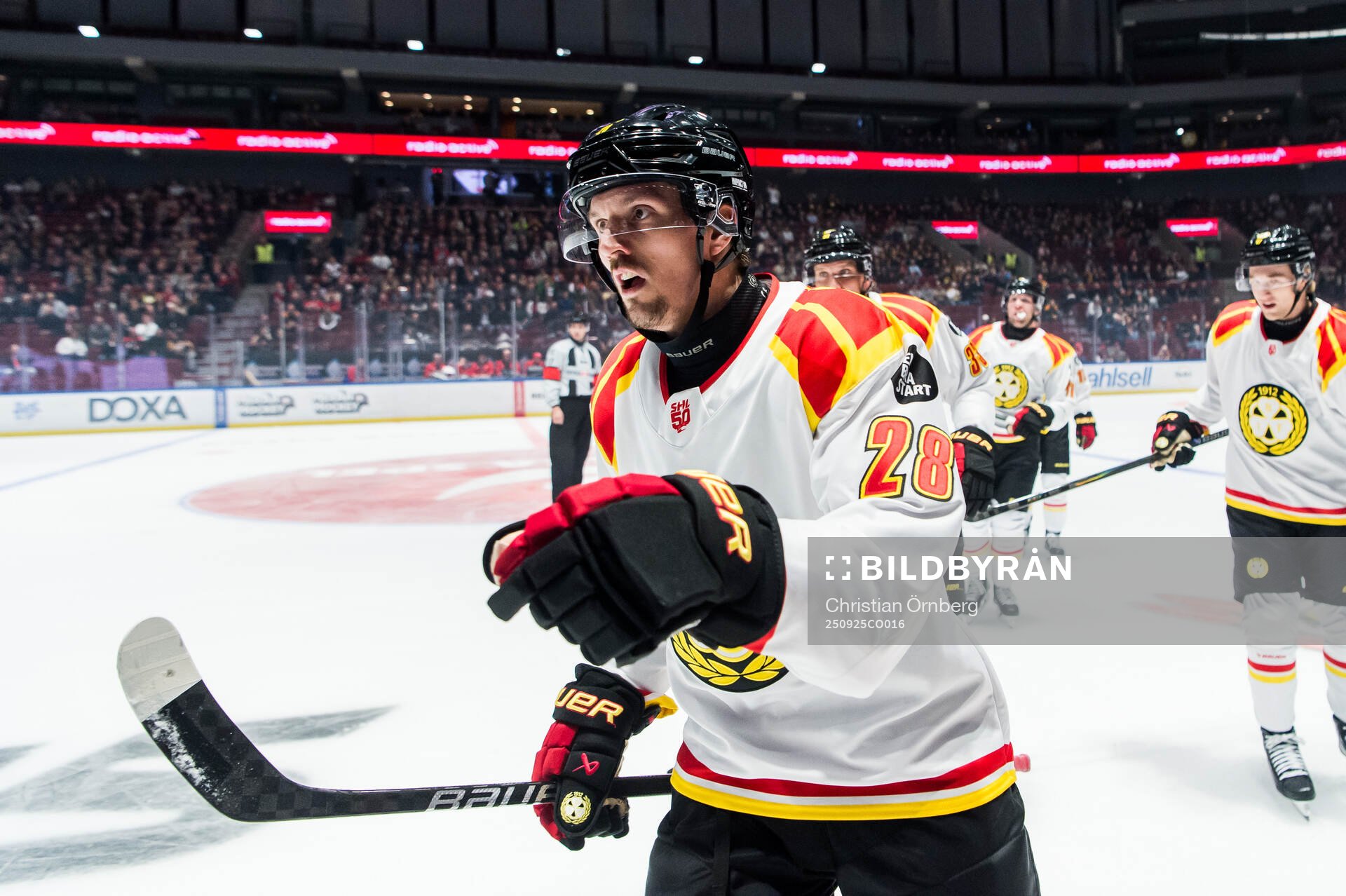 Brynäs Johannes Kinnvall jublar