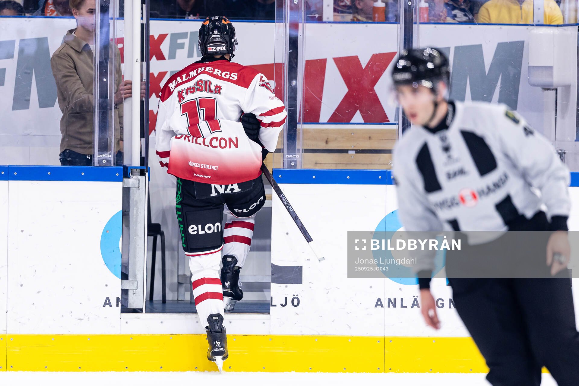 Örebros Kalle Kossila blir utvisad