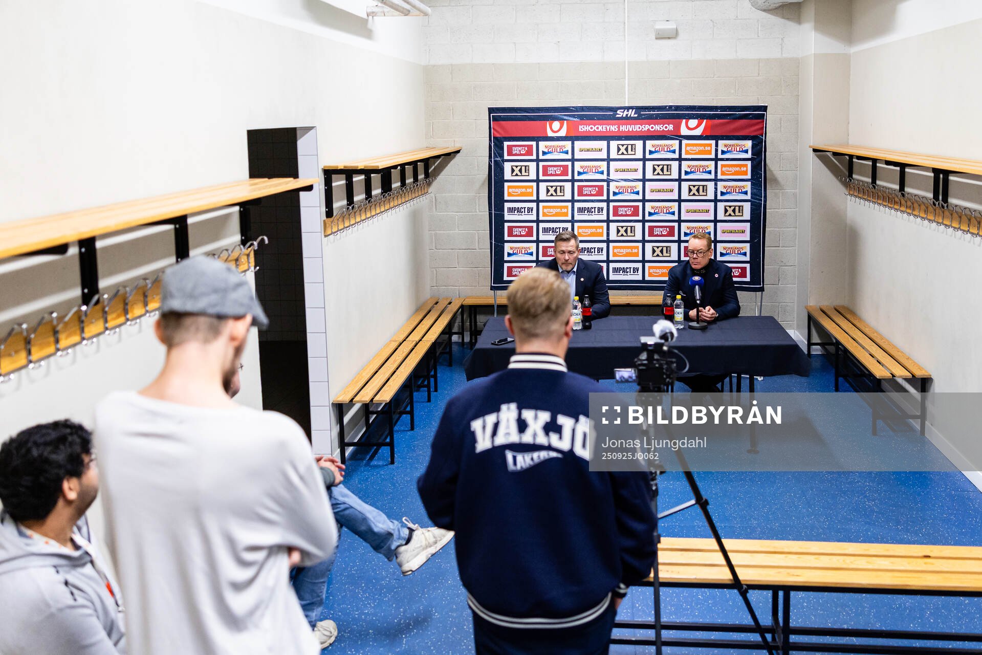 Växjös assisterande tränare Joakim Fagervall och