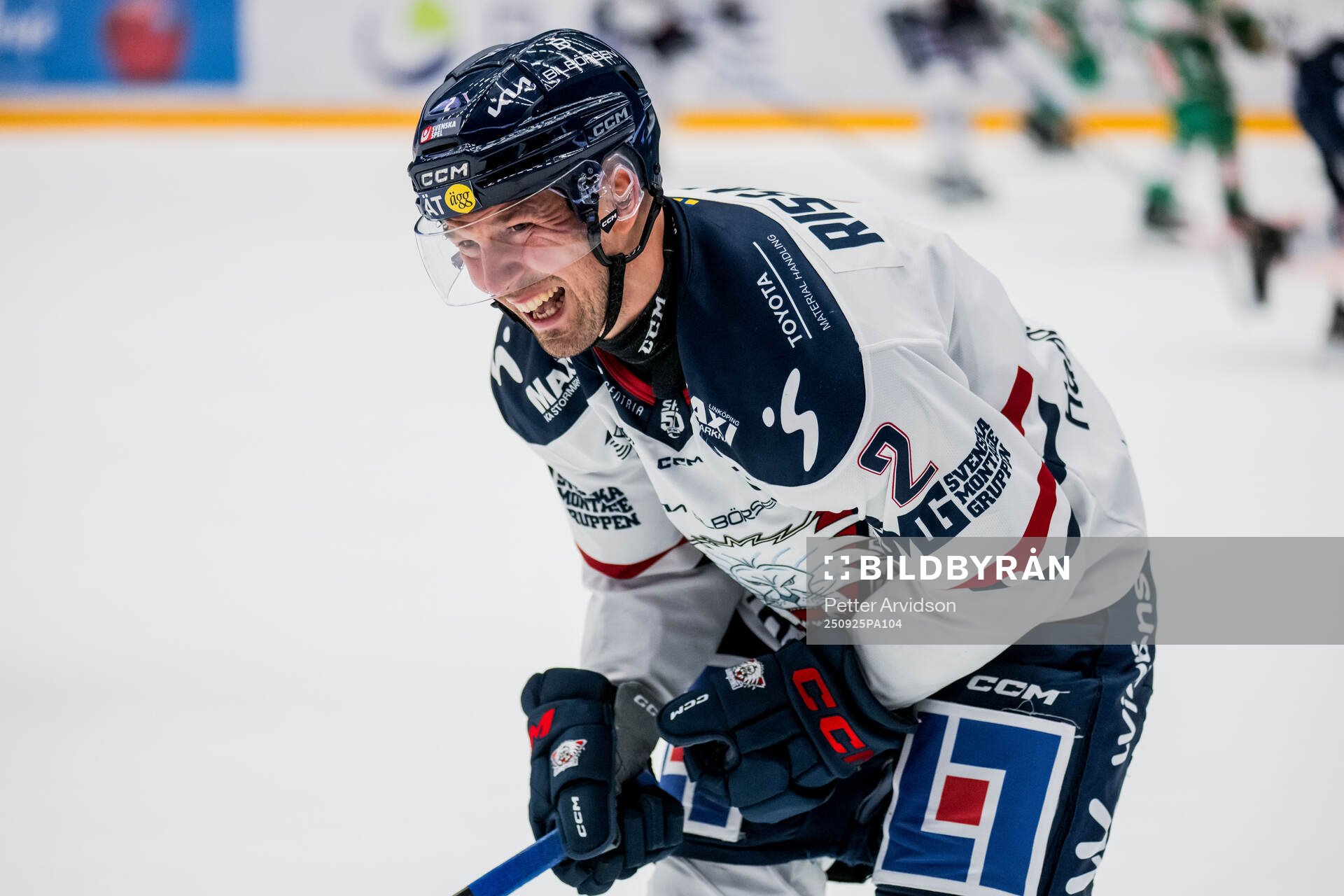 Linköpings Rasmus Rissanen har ont