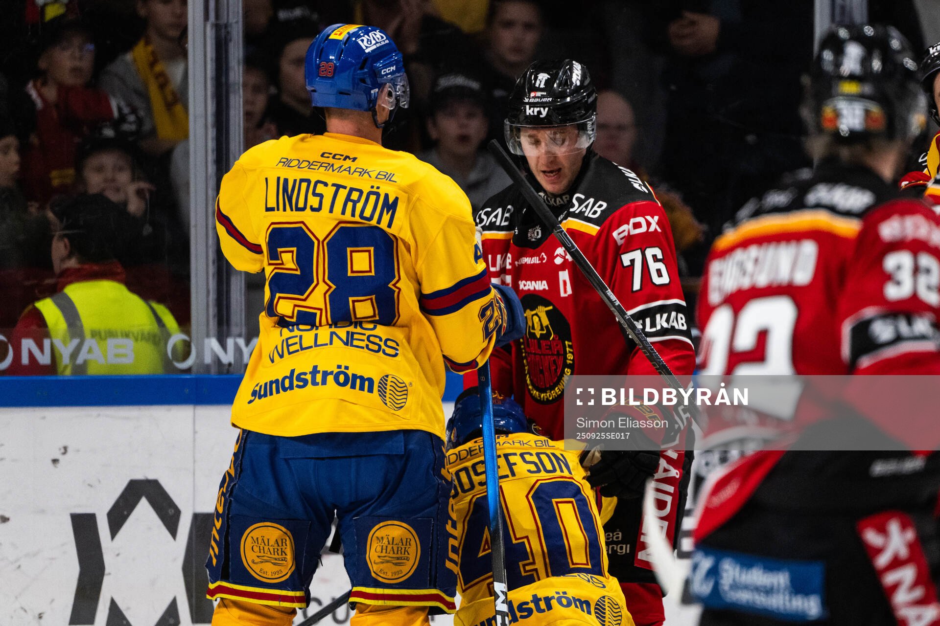 Luleås Anton Levtchi och Djurgårdens Jacob Josefson