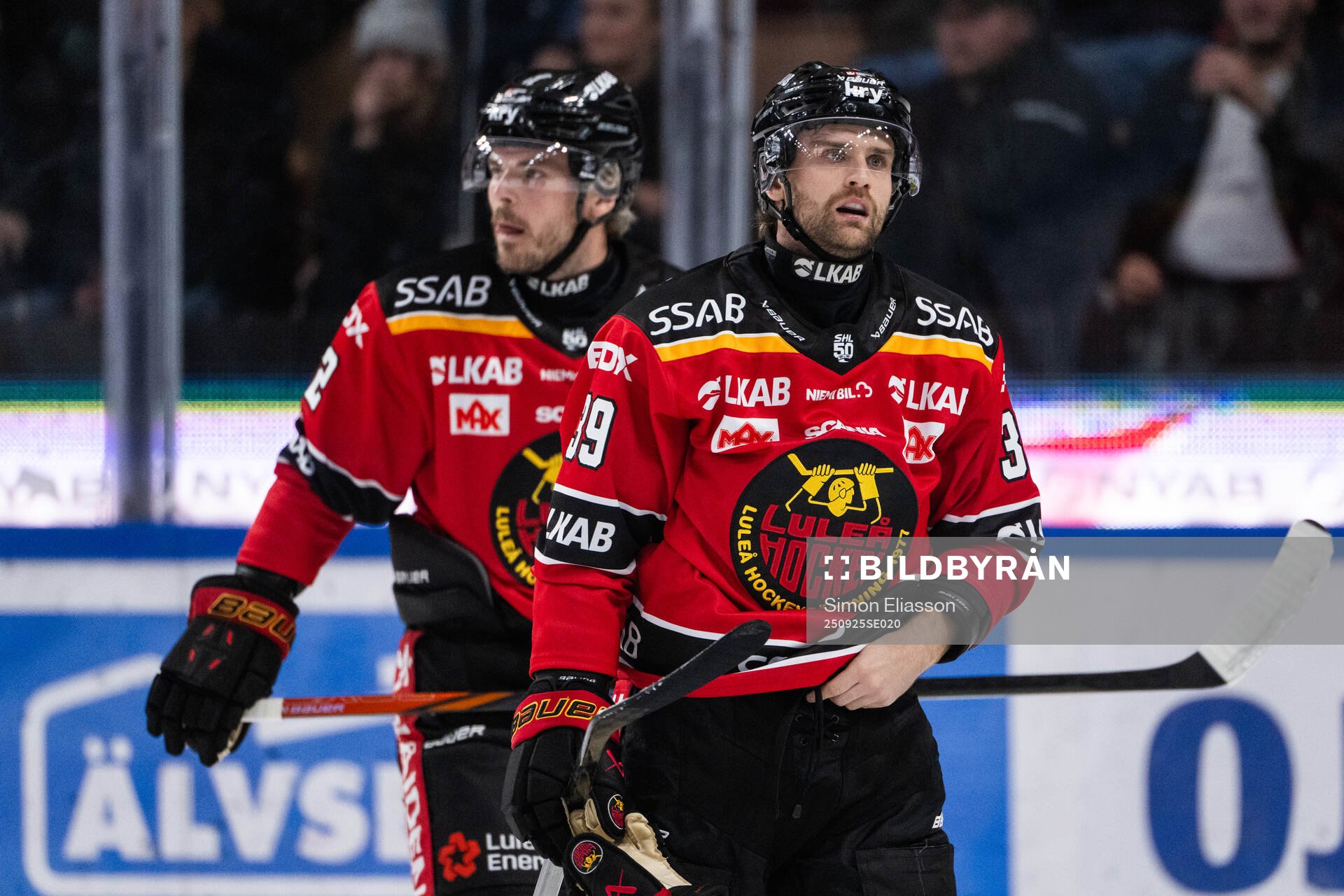 Luleås Oscar Engsund och Pontus Själin