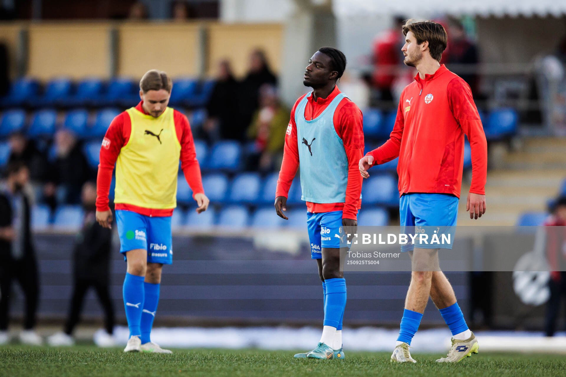 Helsingborgs Samuel Asoma och Wilhelm Loeper