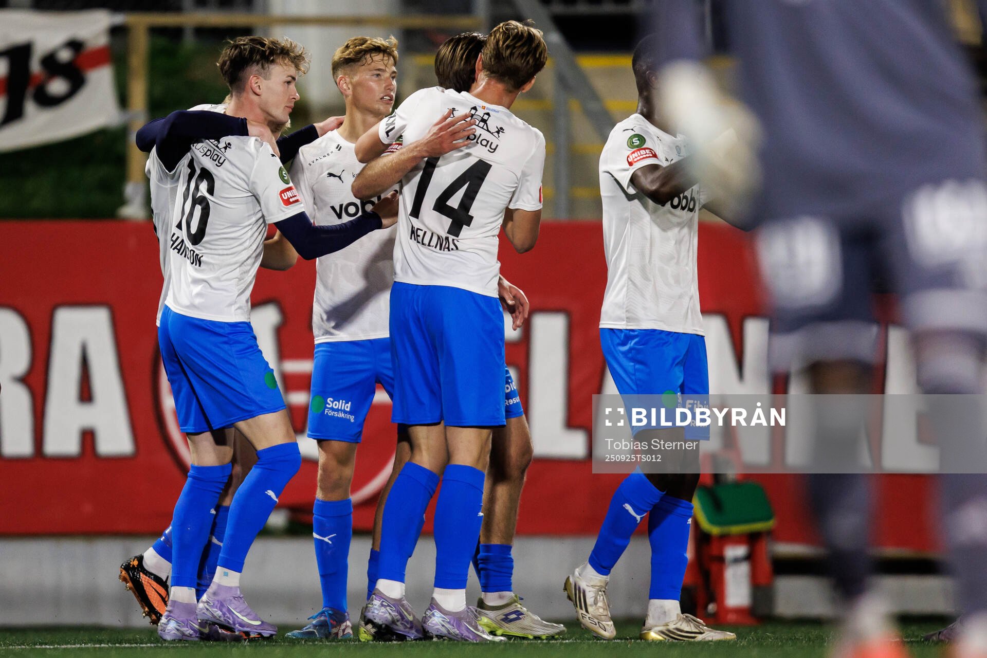 Helsingborgs Alexander Johansson jublar