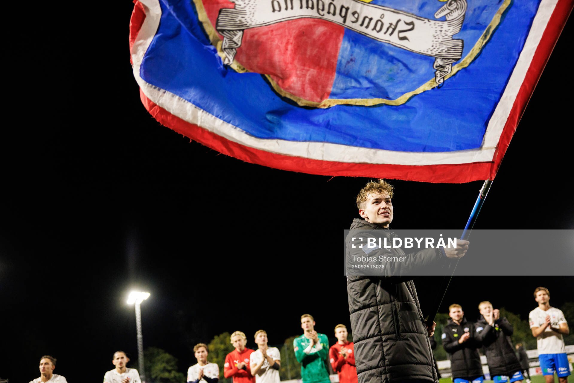Helsingborgs Alexander Johansson jublar