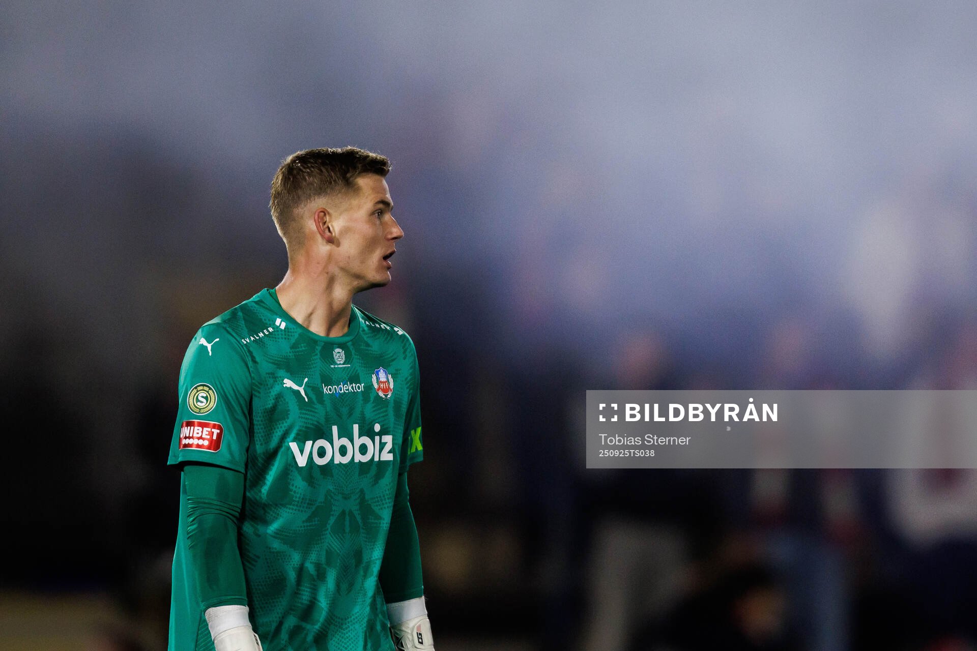 Helsingborgs målvakt Johan Brattberg