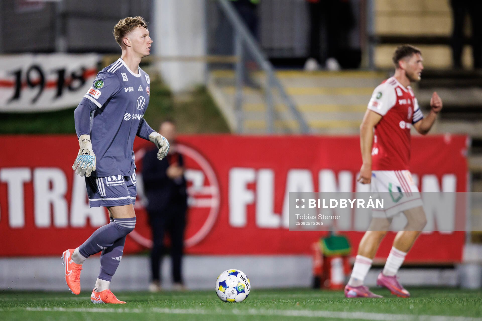 Sandvikens IFs målvakt Otto Lindell