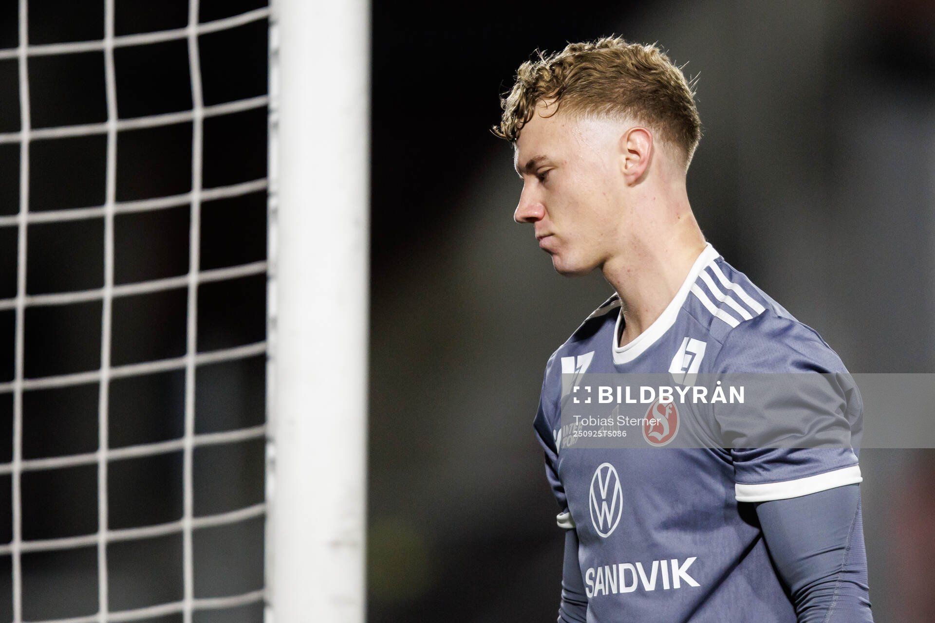 Sandvikens IFs målvakt Otto Lindell
