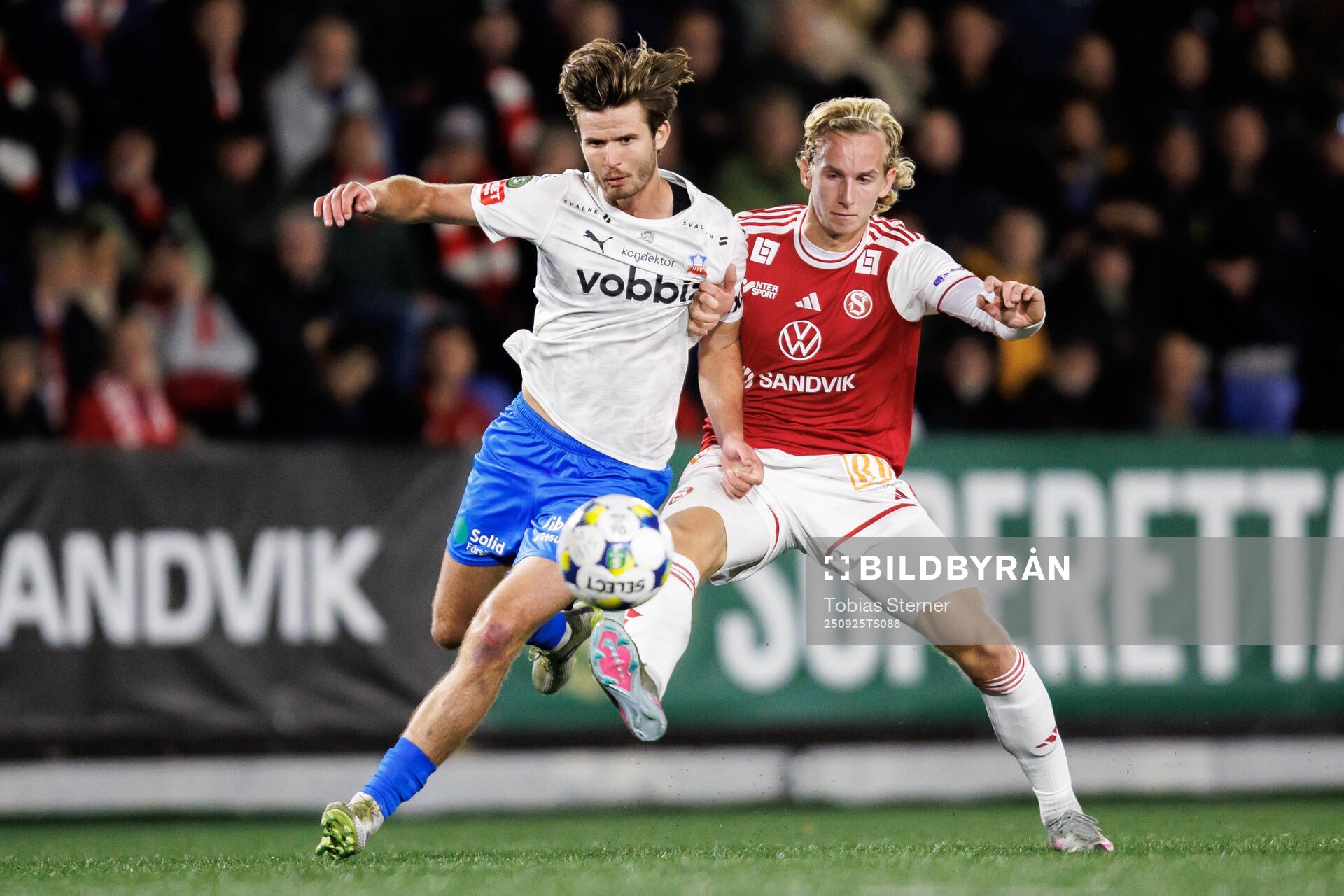 Helsingborgs Wilhelm Loeper och Sandvikens IFs Oskar