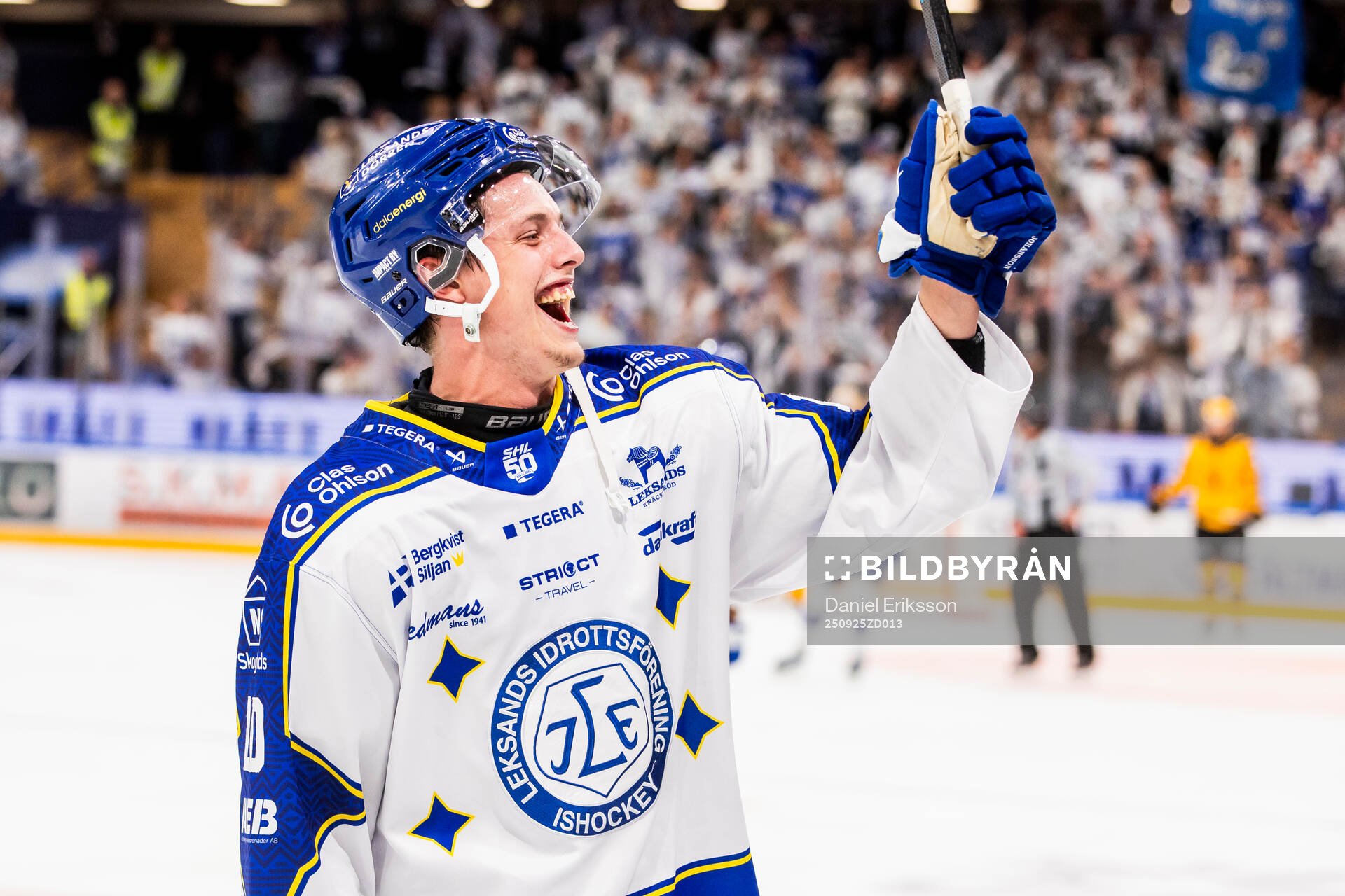 Leksands Anton Johansson jublar