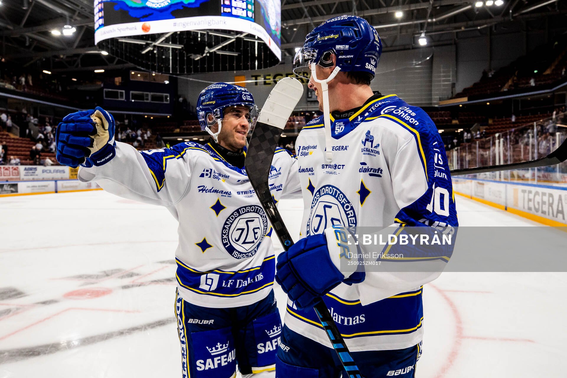 Leksands Michael Lindqvist jublar