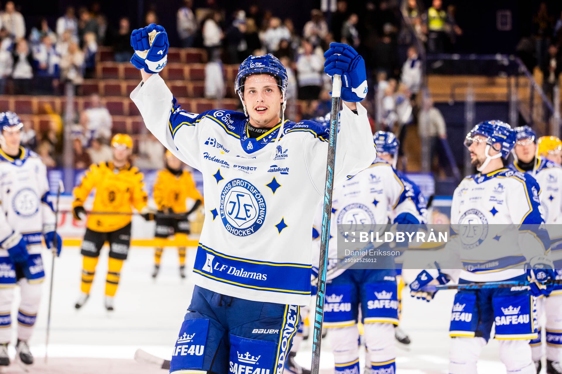 Leksands Anton Johansson jublar