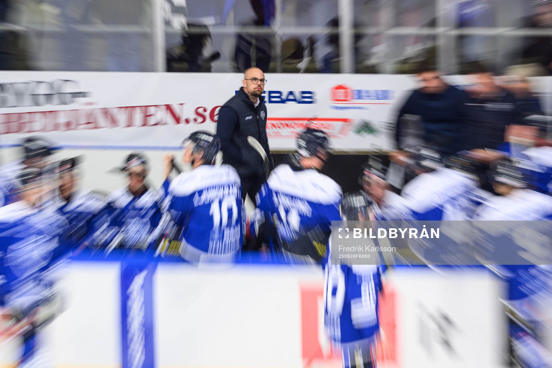 Karlskogas tränare Dennis Hall