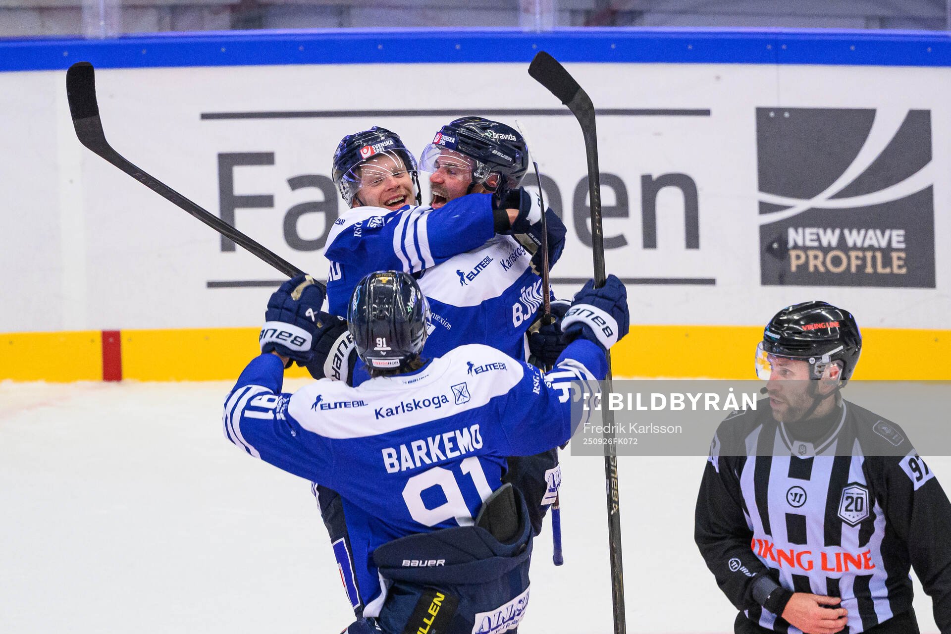 Karlskogas Åke Stakkestad och Henrik Björklund jublar