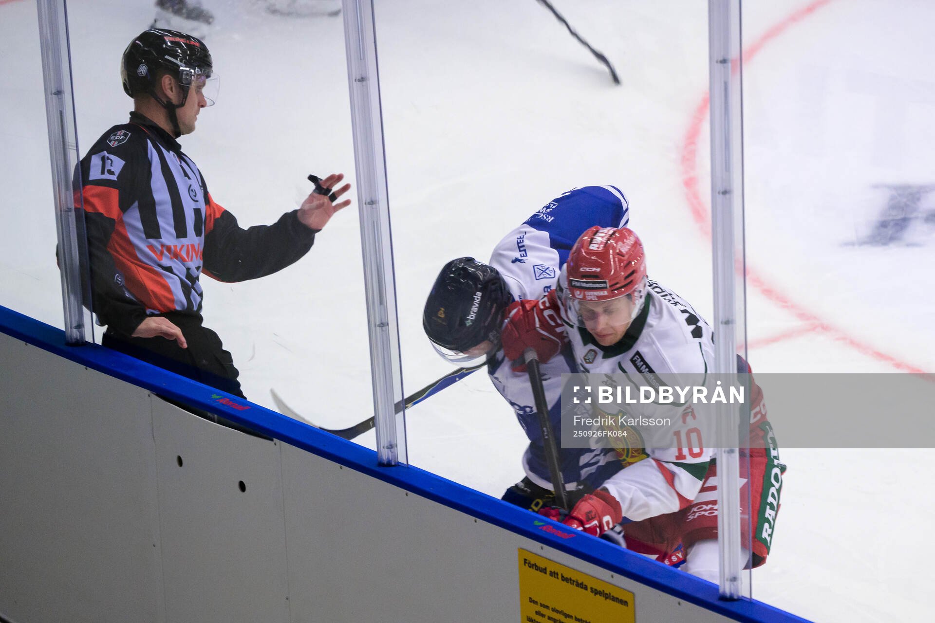 Domare Robin Forslund och Moras Karl Smedberg