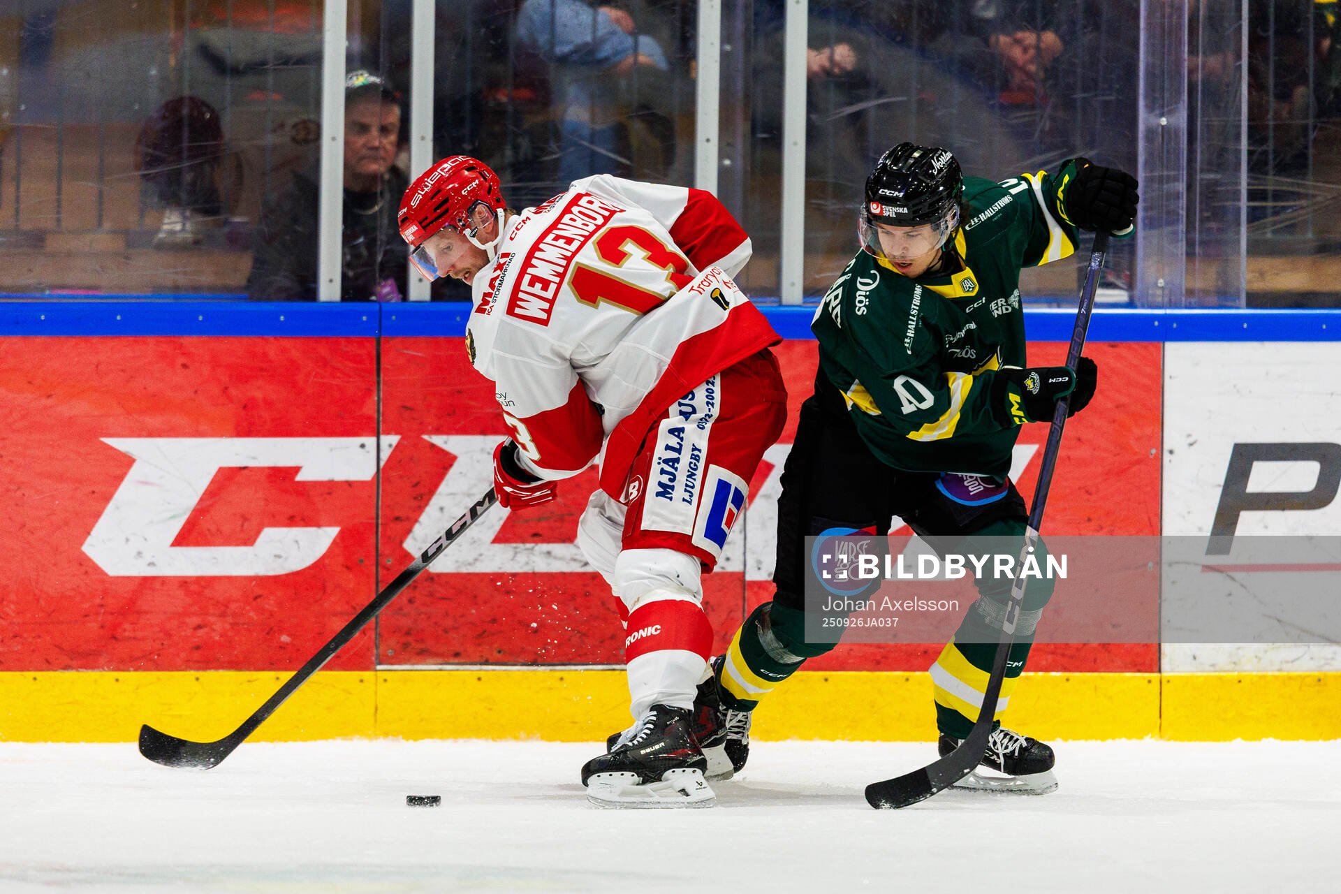 Troja/Ljungbys Axel Wemmenborn och Östersunds Oliver