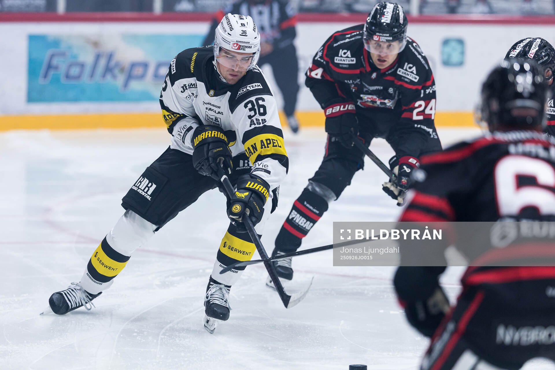 Västerås Olle Norberg och Nybros Hampus Eriksson