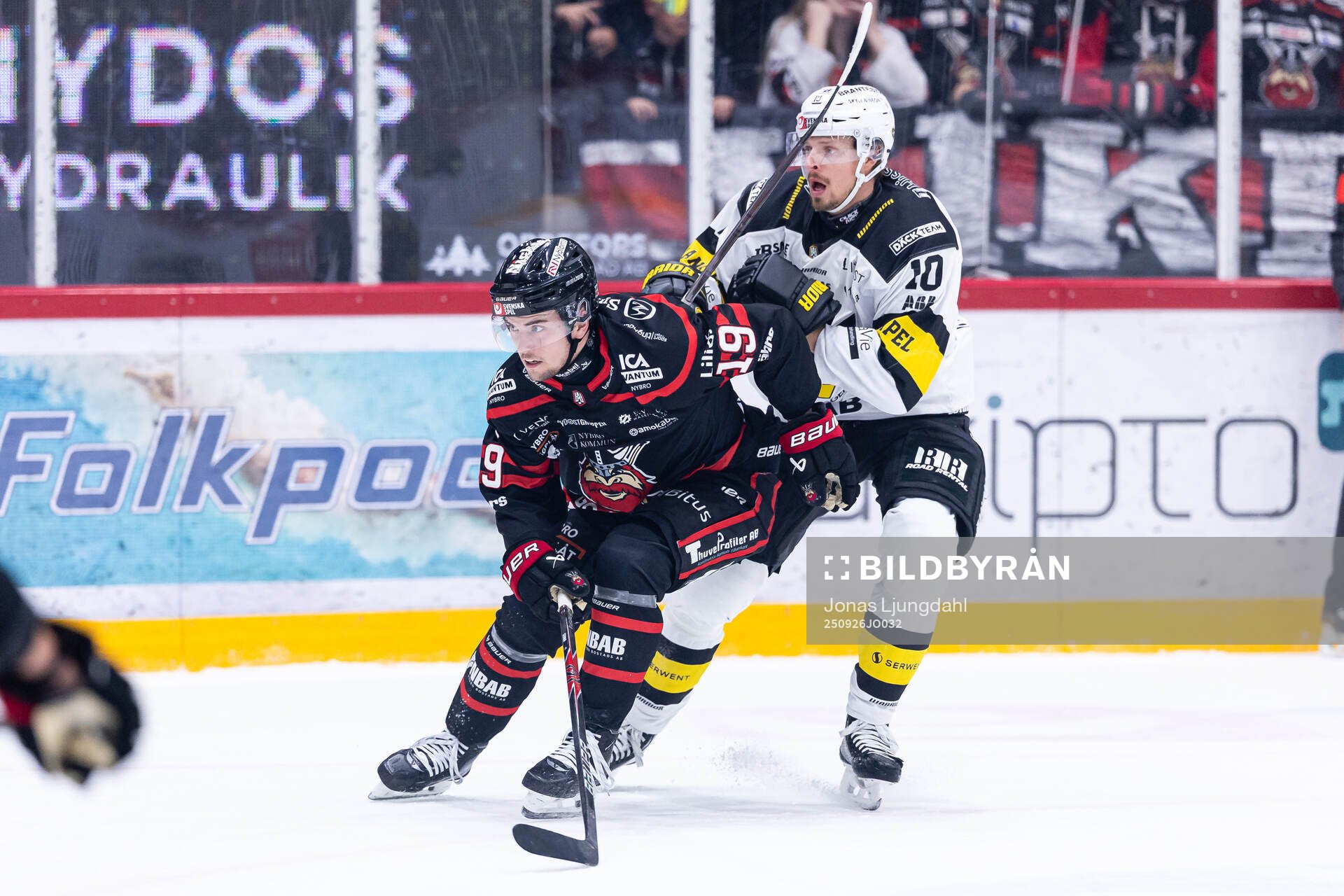 Nybros Elias Stenman och Västerås Jimmie Jansson Lorek