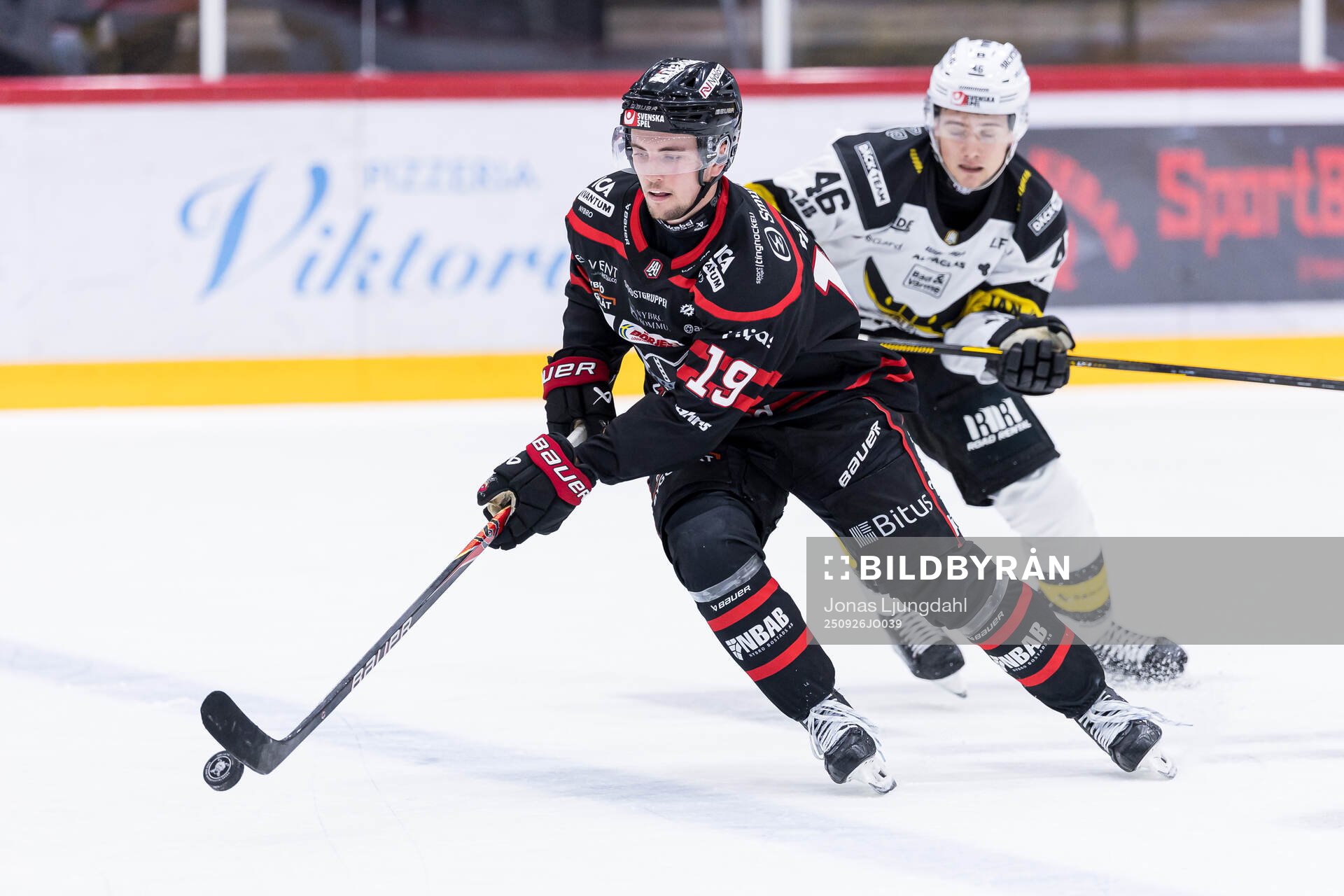 Nybros Elias Stenman och Västerås Svante Sjödin