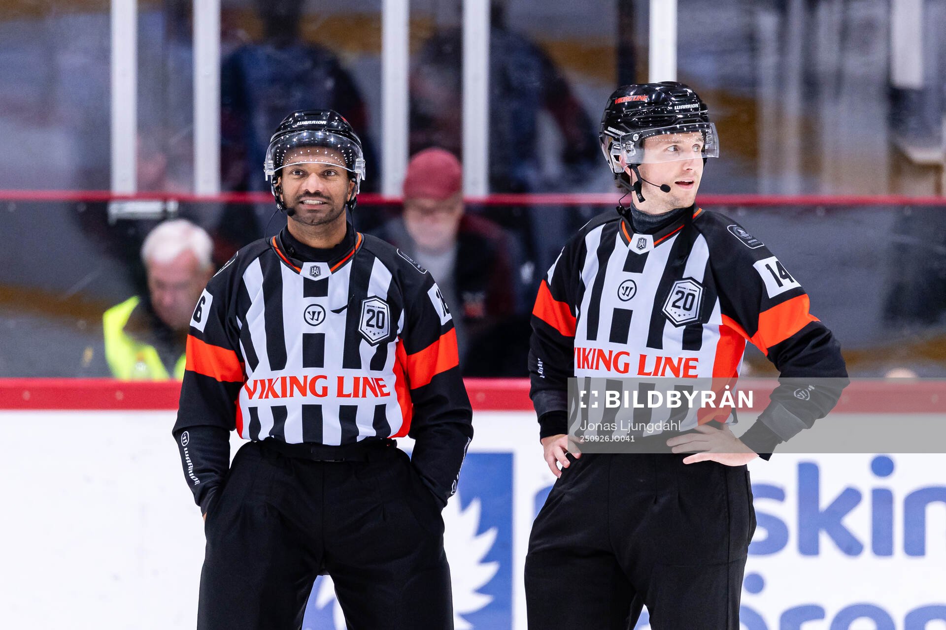Domare Fredrik Rönnberg och Edvard Lindström