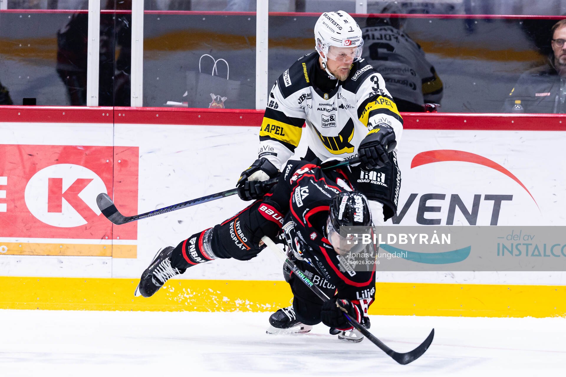 Västerås Niklas Folin och Nybros Miikka Pitkänen