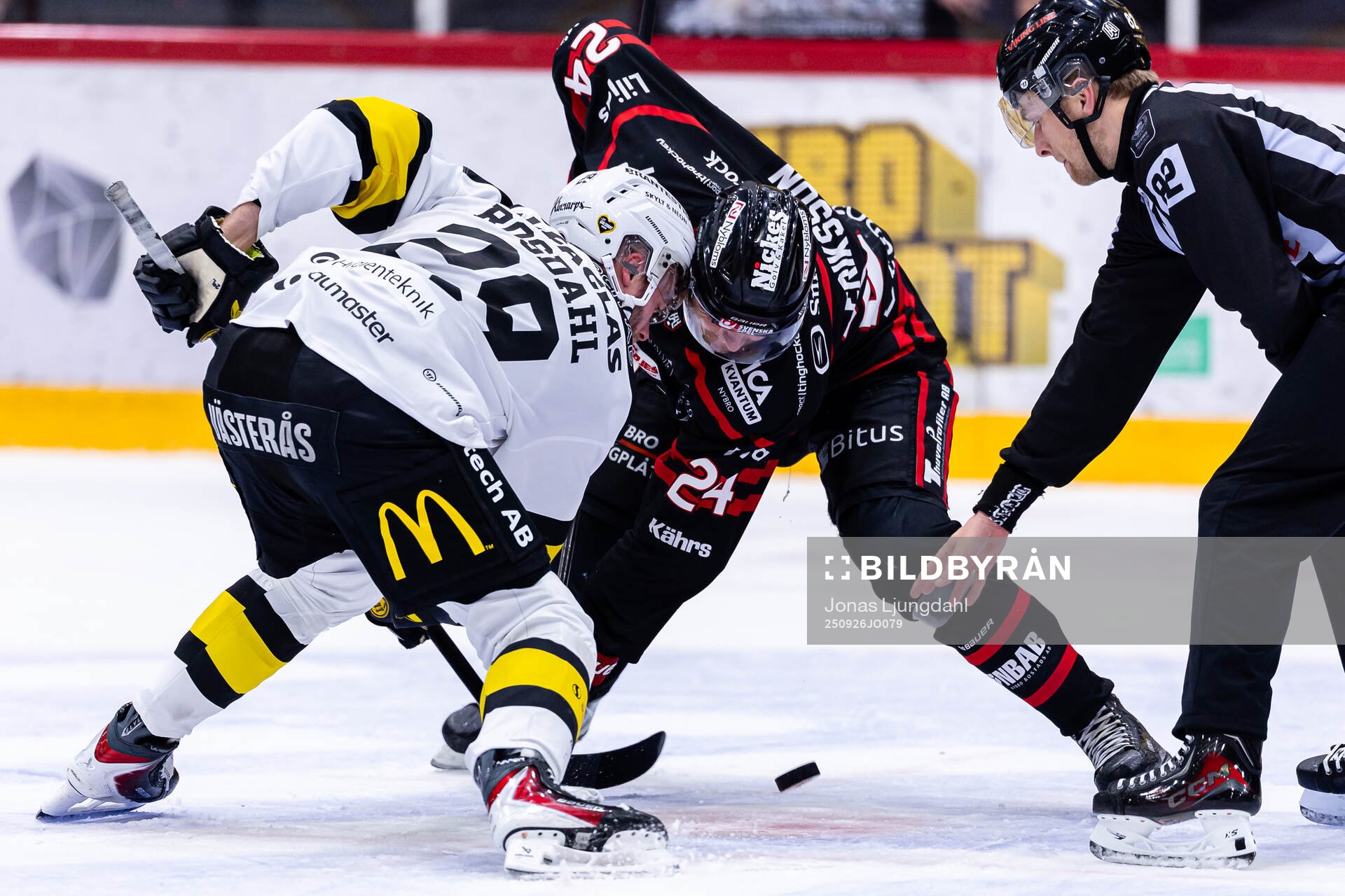 Västerås Kim Rosdahl och Nybros Hampus Eriksson