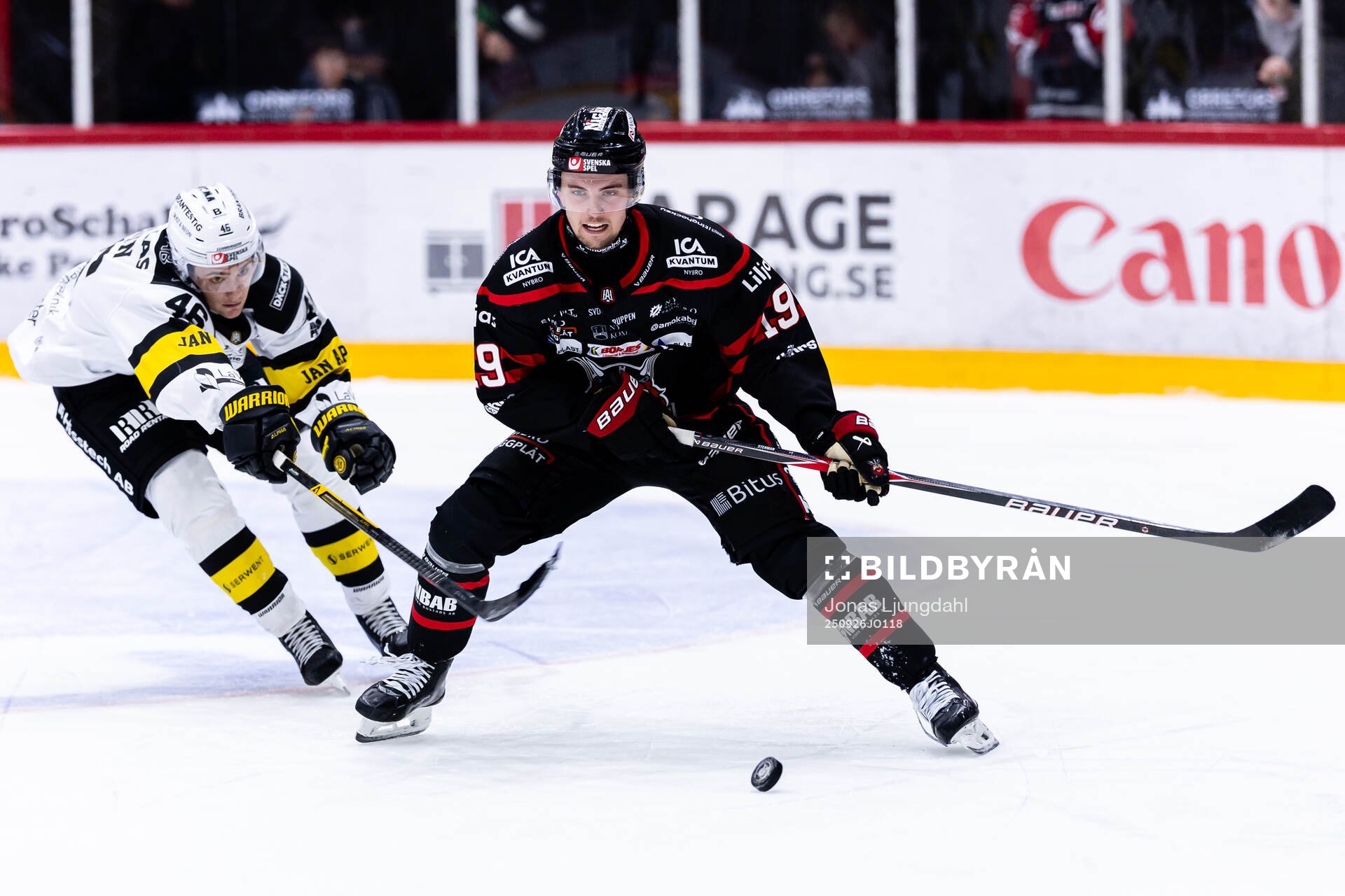 Västerås Svante Sjödin och Nybros Elias Stenman
