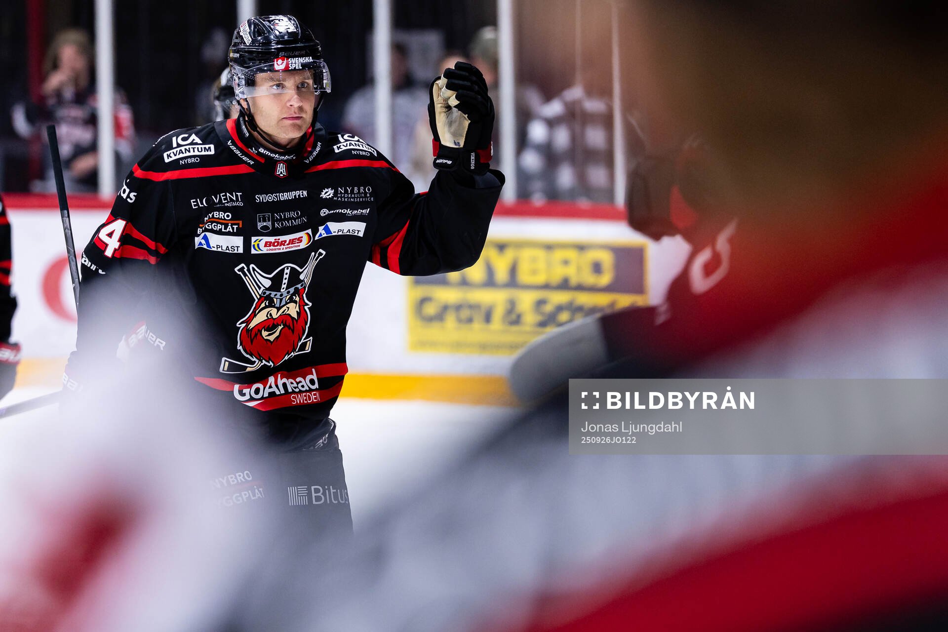 Nybros Hampus Eriksson jublar
