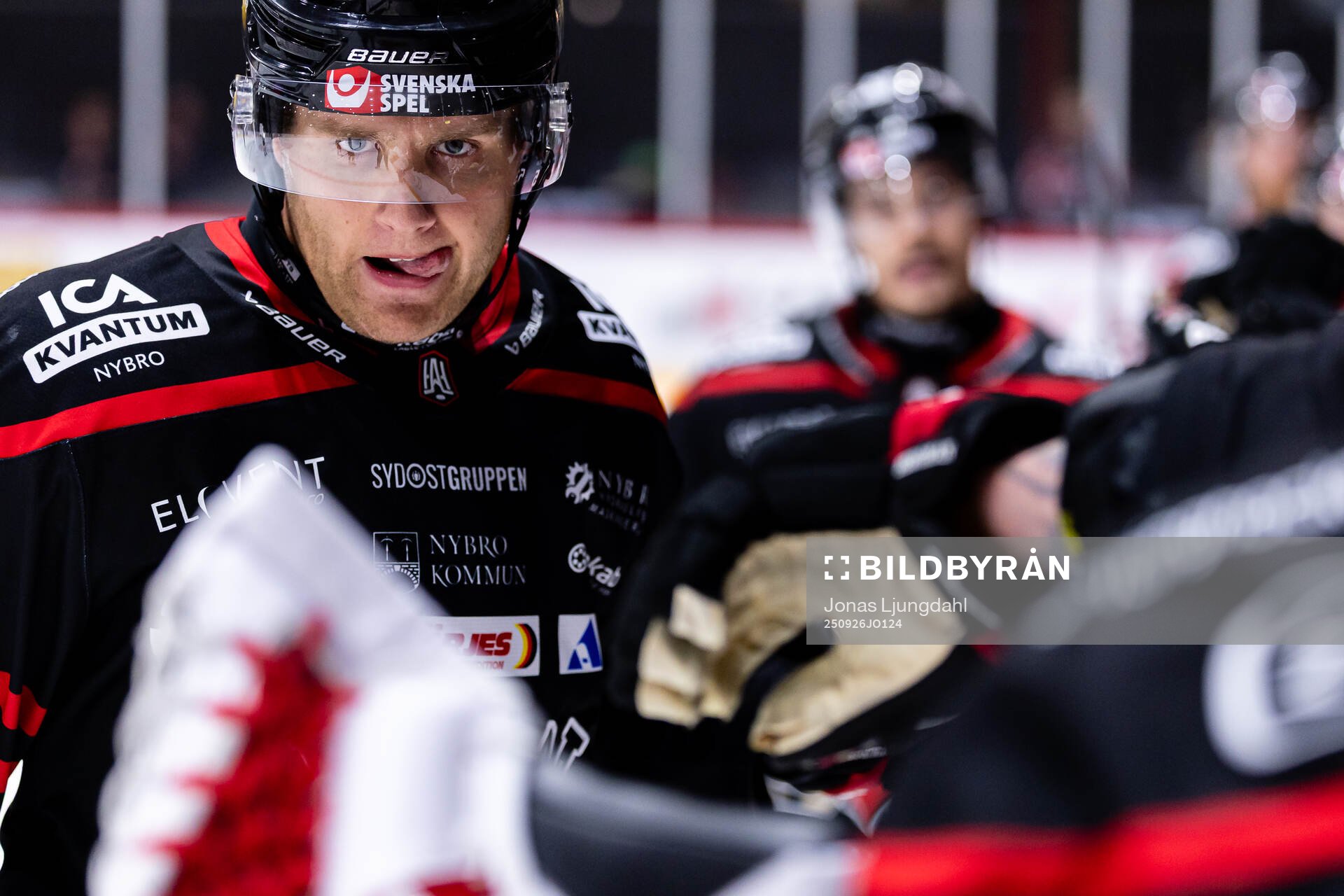 Nybros Hampus Eriksson jublar