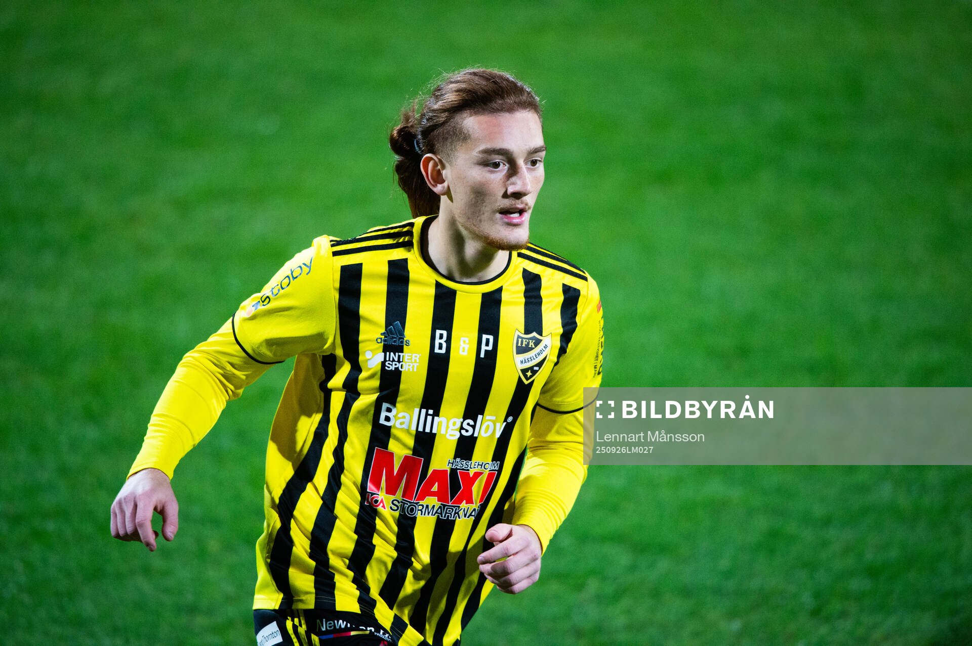IFK Hässleholms Benjamin Alija i matchen i division 2