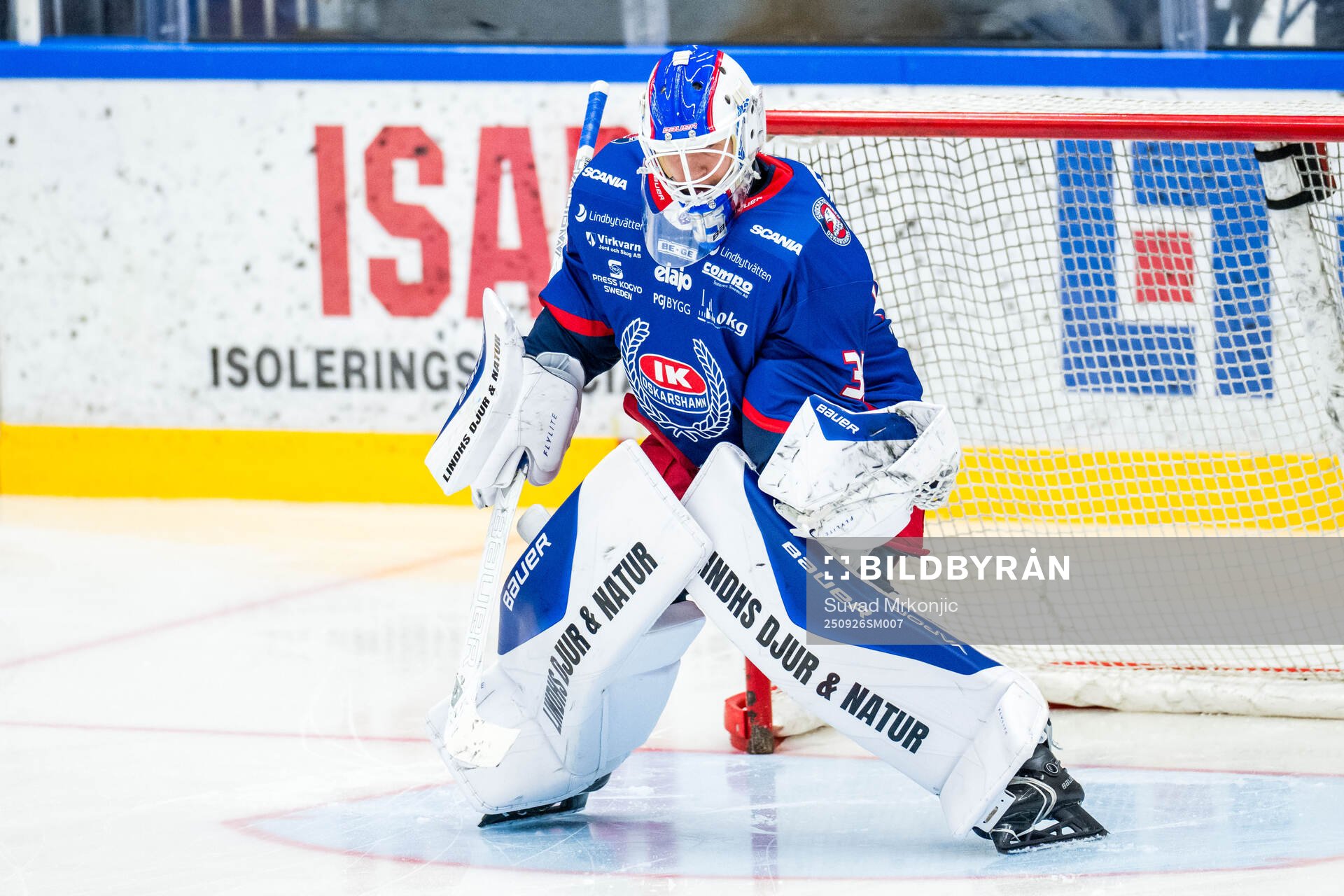 Oskarshamns målvakt Olof Glifford