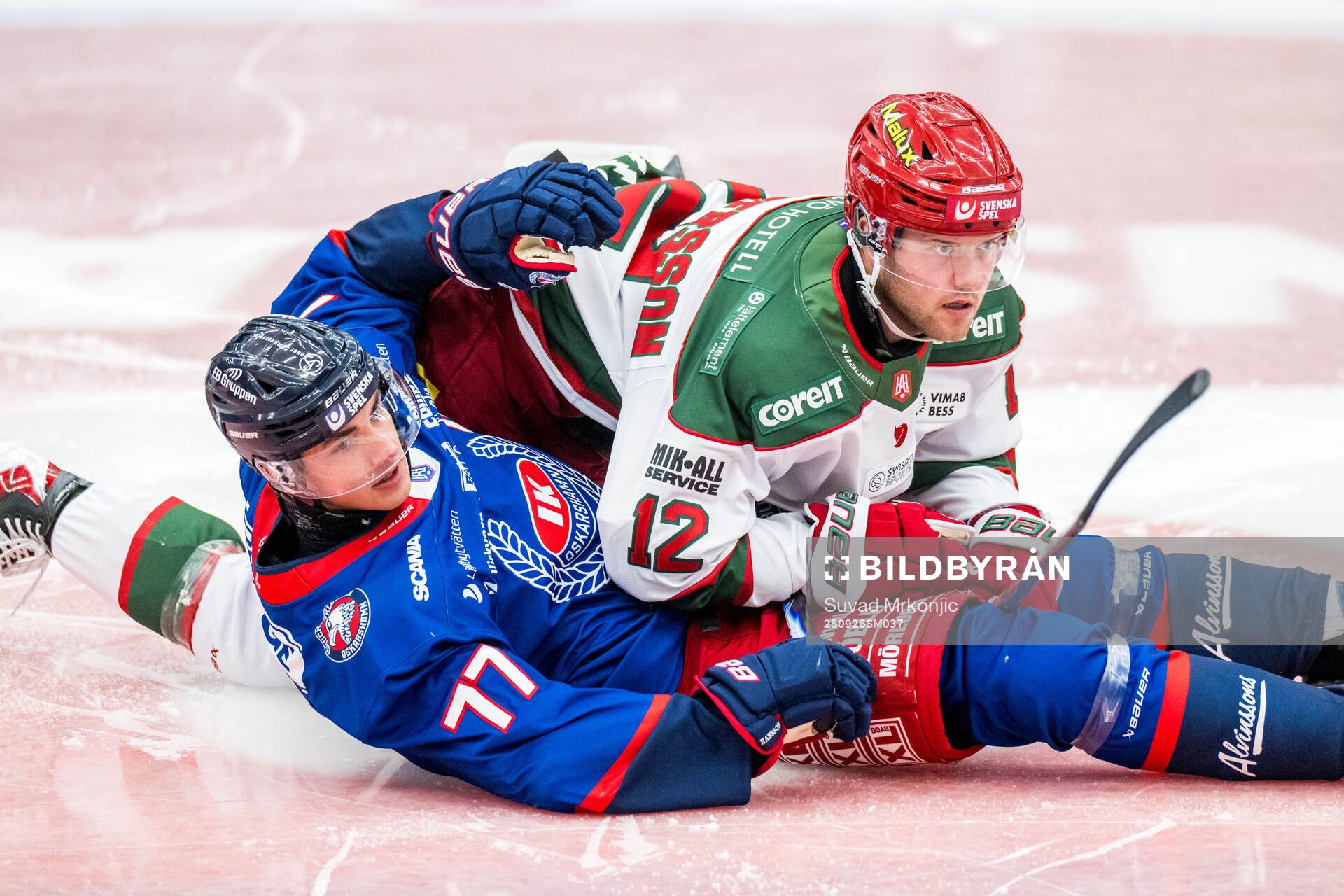 Oskarshamns Herman Hansson och Modos Oscar Pettersson