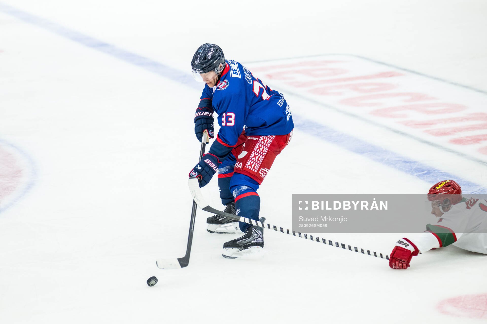 Oskarshamns Filiph Engsund och Modos Tyler Kelleher