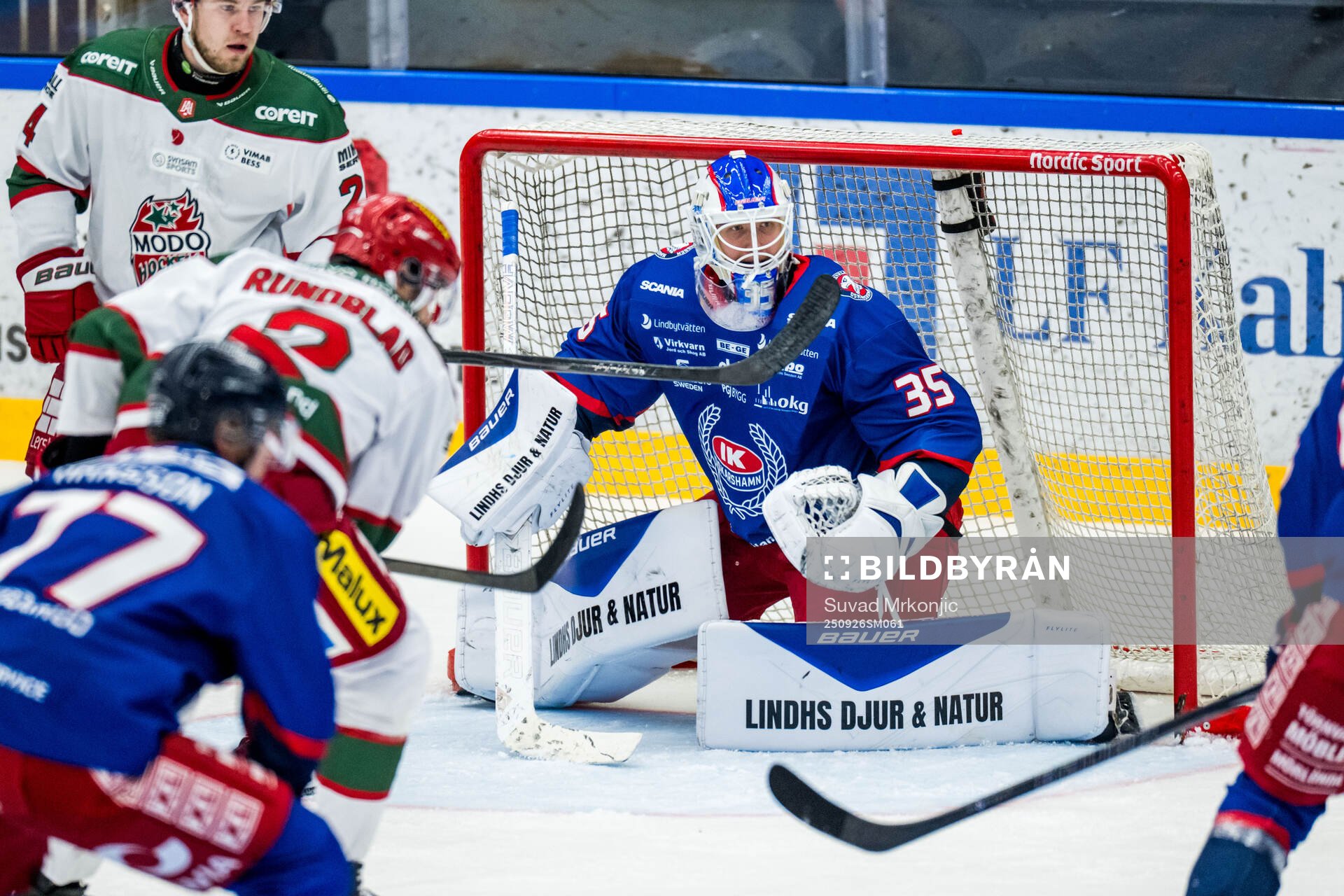 Oskarshamns målvakt Olof Glifford