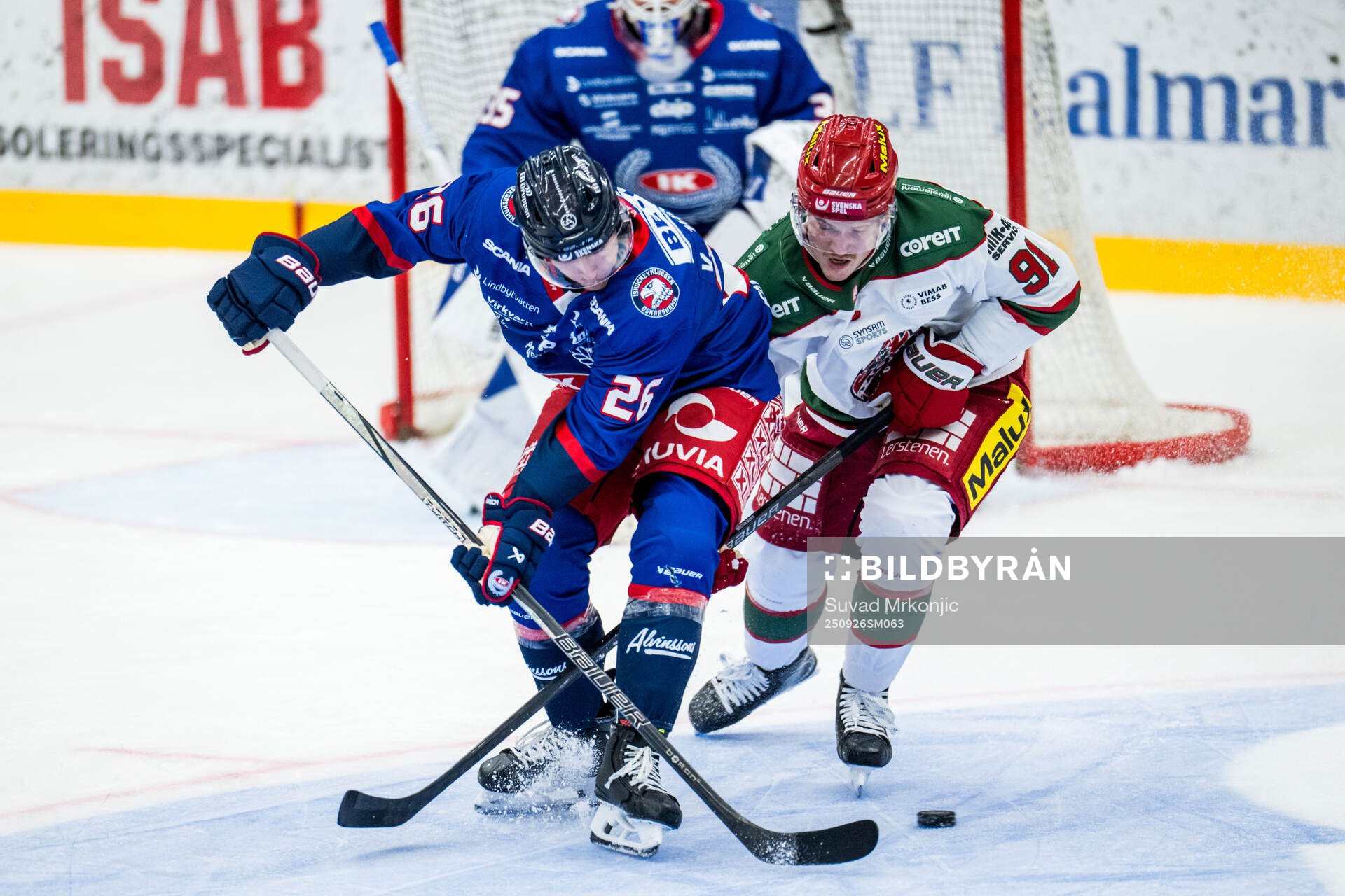 Oskarshamns Ville Jonsson och Modos Linus Andersson