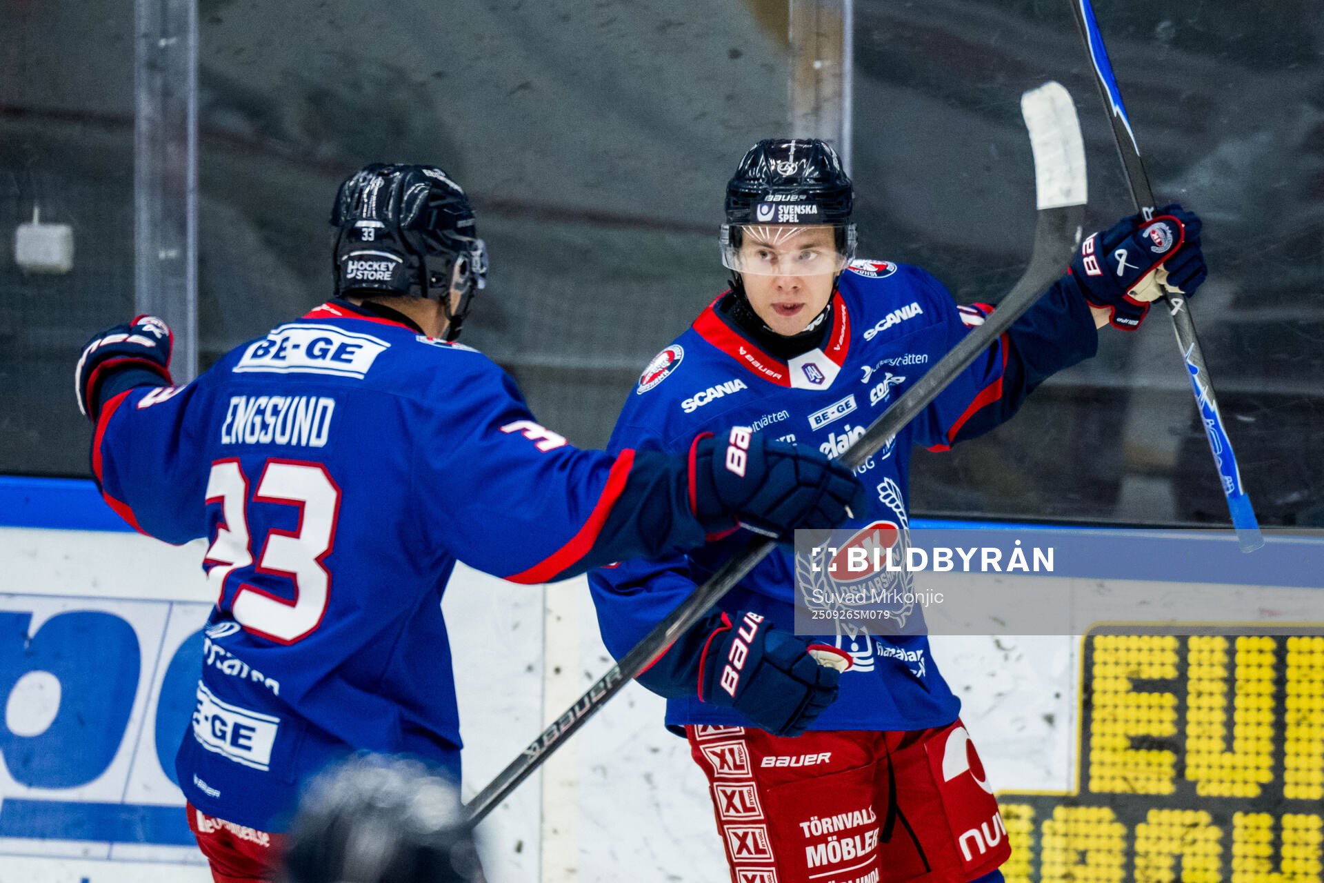 Oskarshamns Linus Nyman jublar