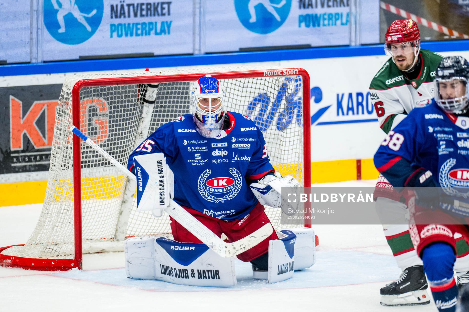 Oskarshamns målvakt Olof Glifford