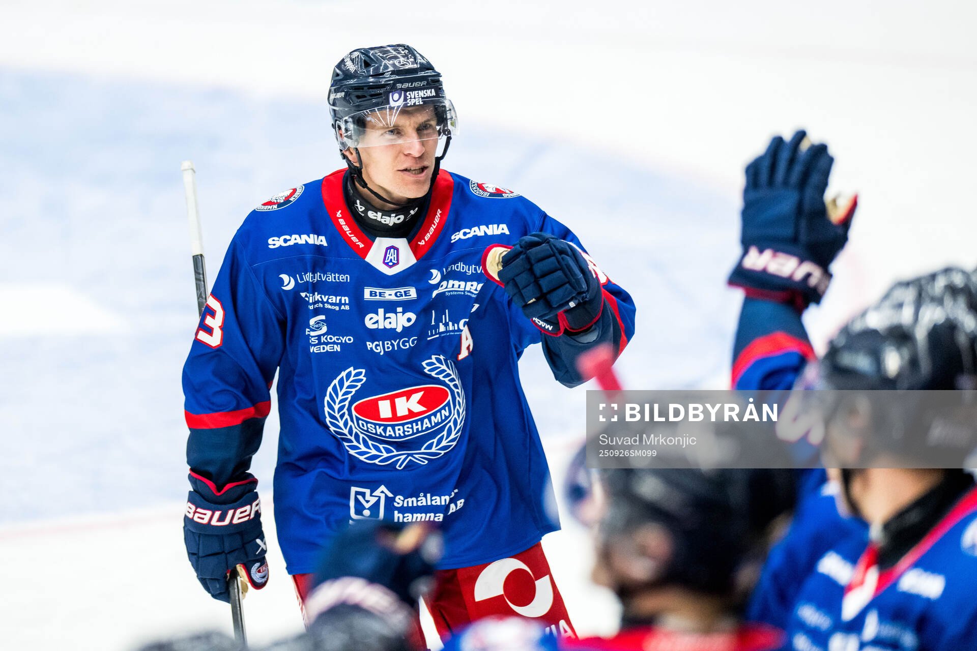 Oskarshamns Filiph Engsund jublar