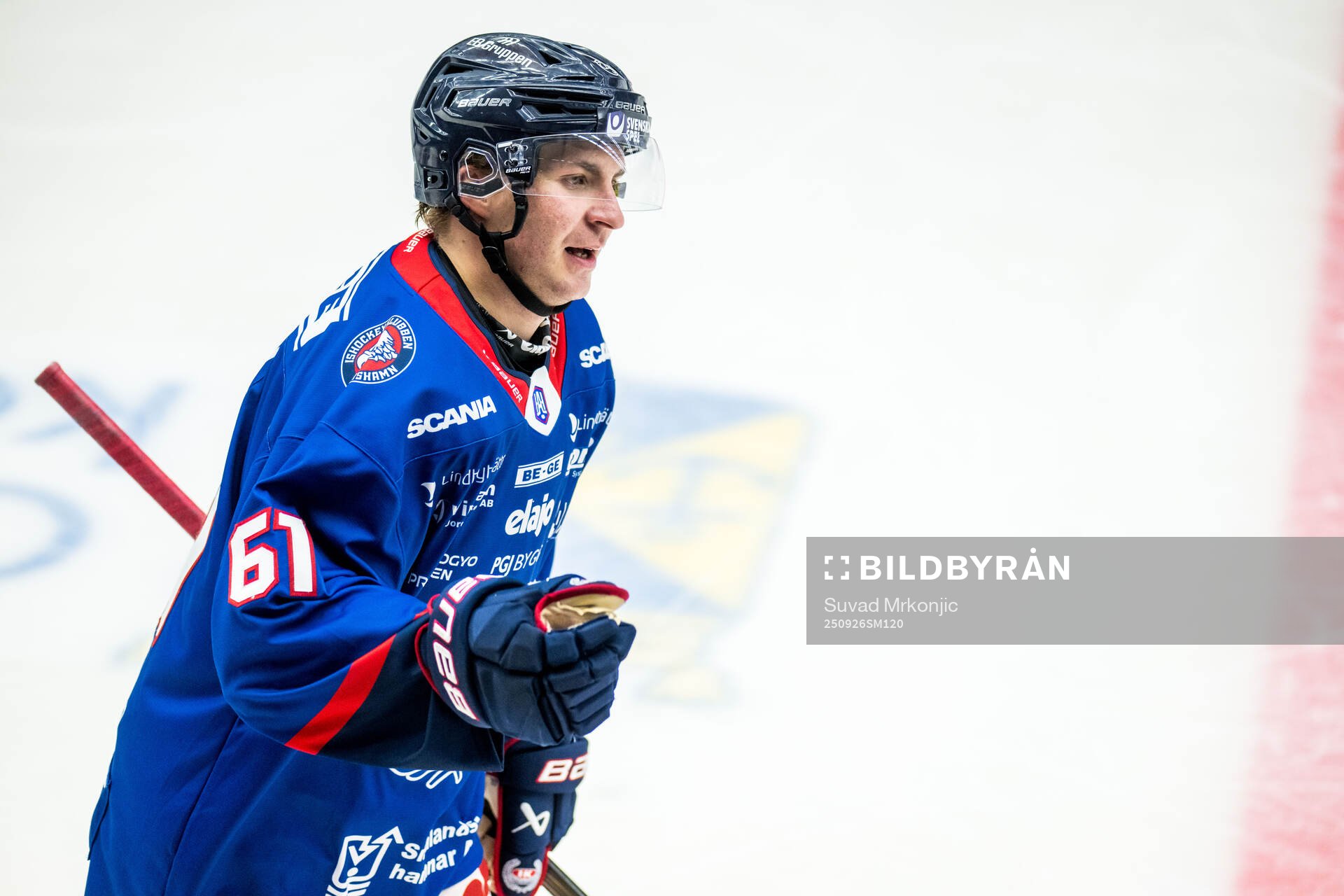 Oskarshamns Joni Ikonen jublar