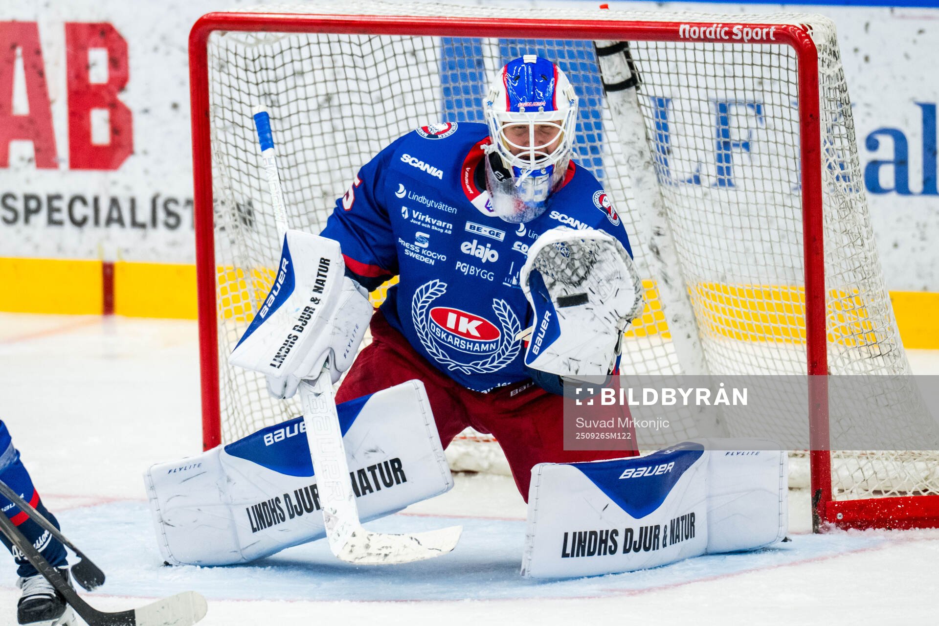 Oskarshamns målvakt Olof Glifford