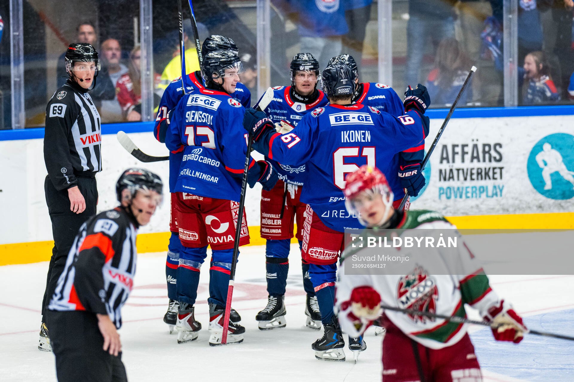 Oskarshamns Hampus Karlsson jublar