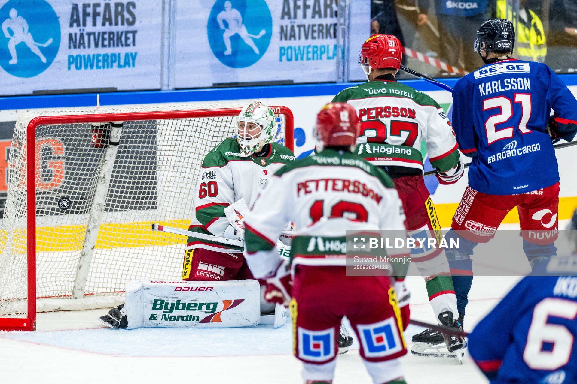 Oskarshamns Hampus Karlsson gör här 8-0