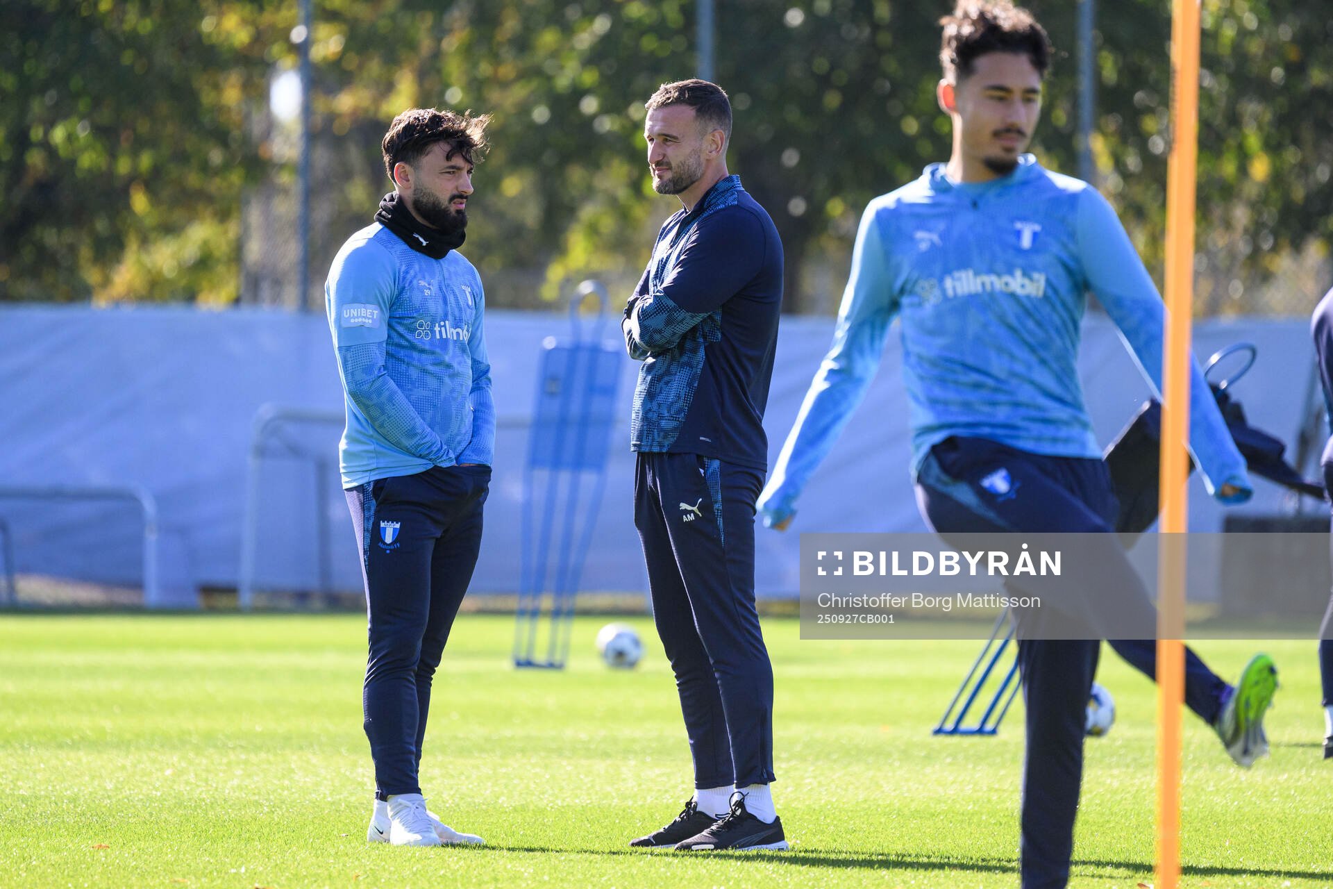 Sead Haksabanovic och huvudtränare Anes Mravac