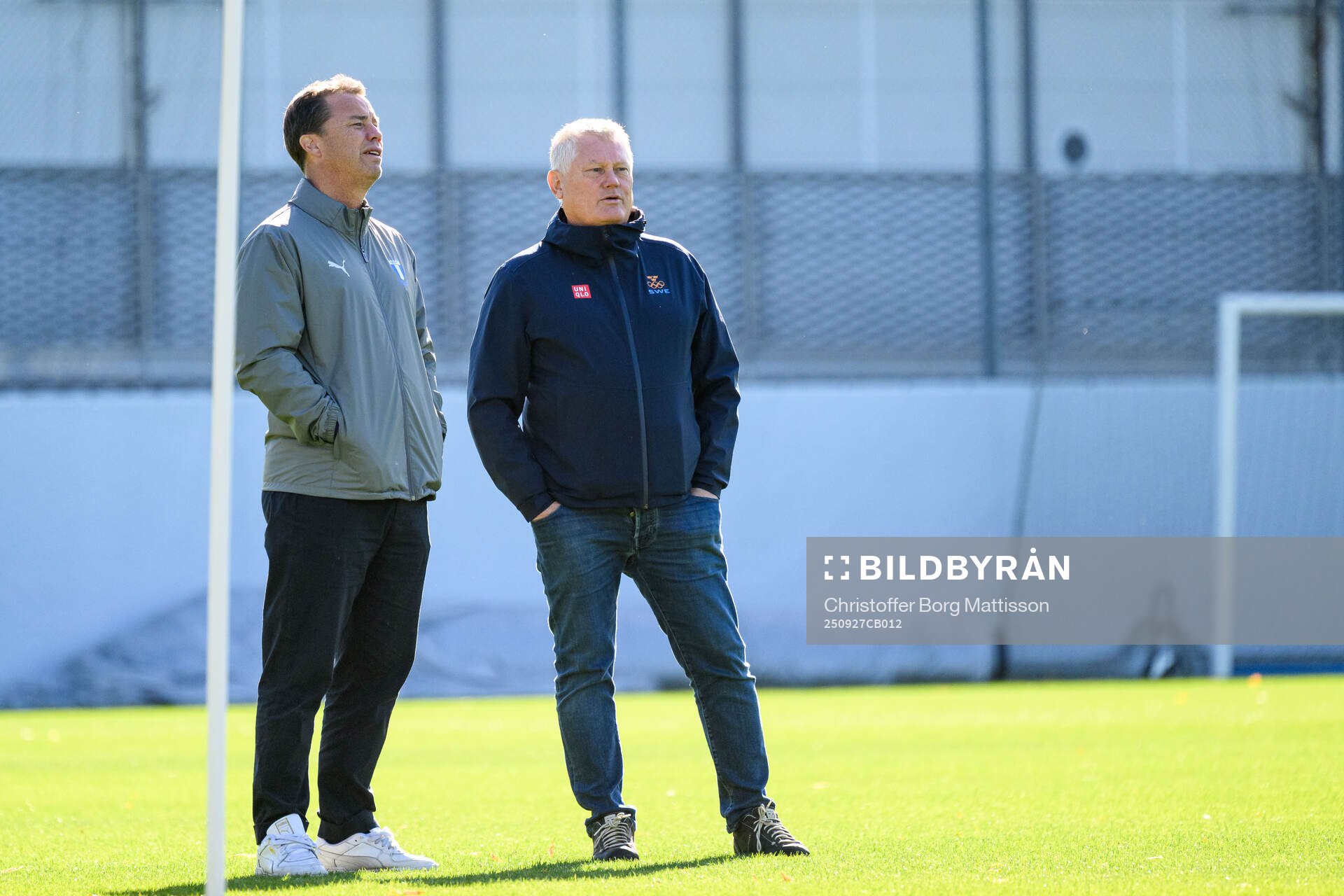Sportchef Daniel Andersson och ordförande Anders Pålsson